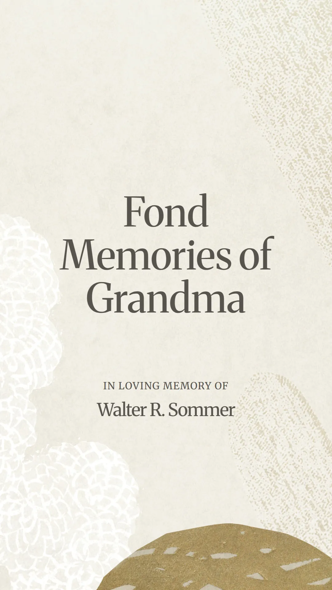 Fond Memories of Grandma