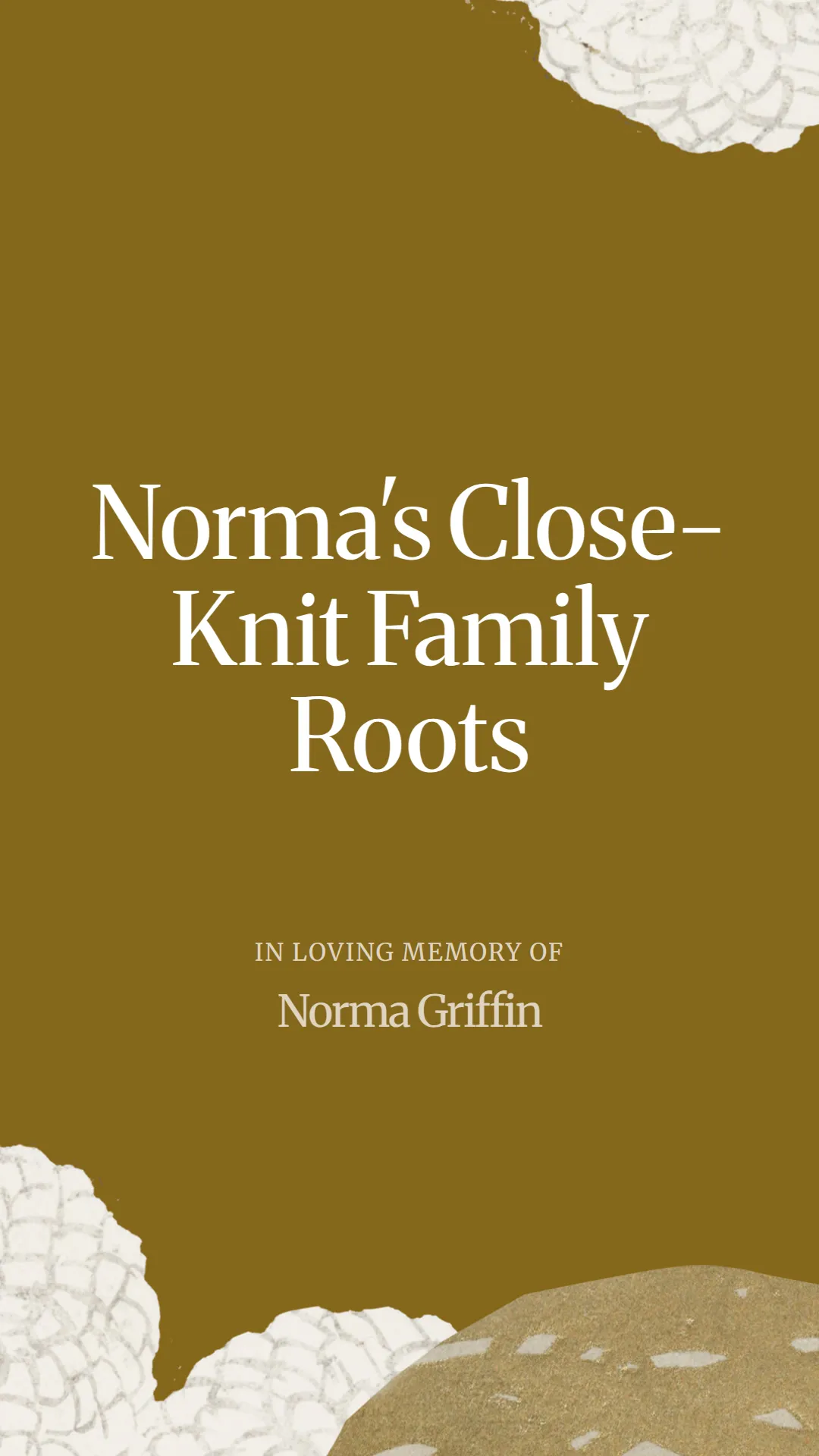 Norma's Close-Knit Family Roots