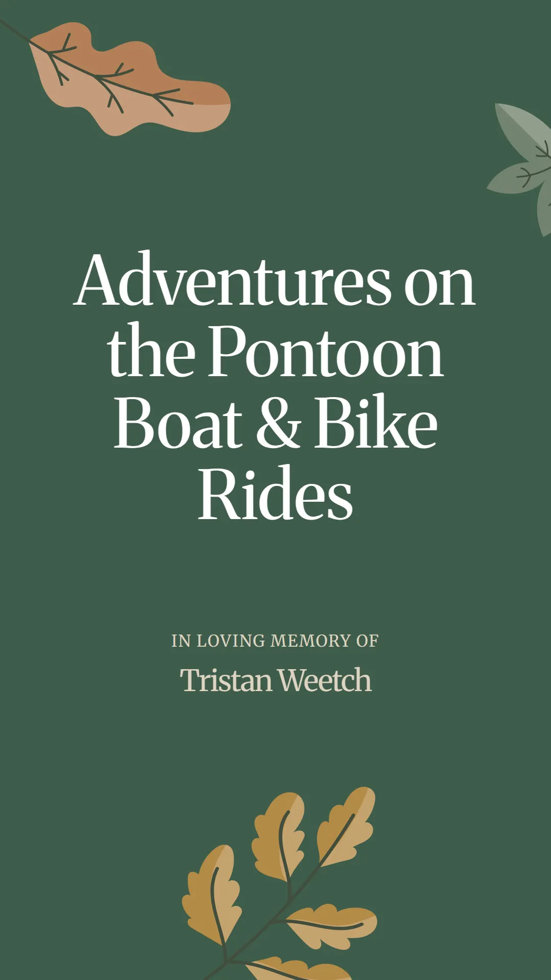 Adventures on the Pontoon Boat and Bike Rides