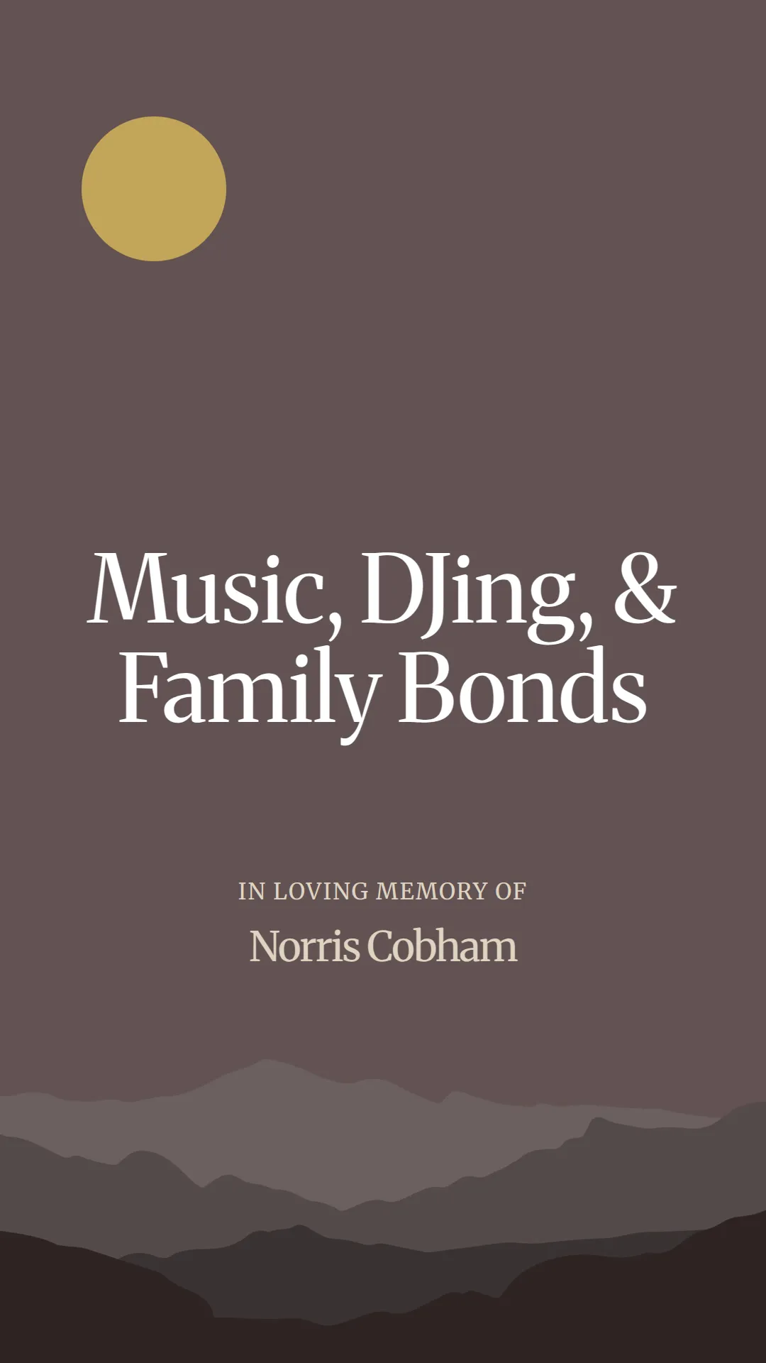 Music, DJing, and Family Bonds