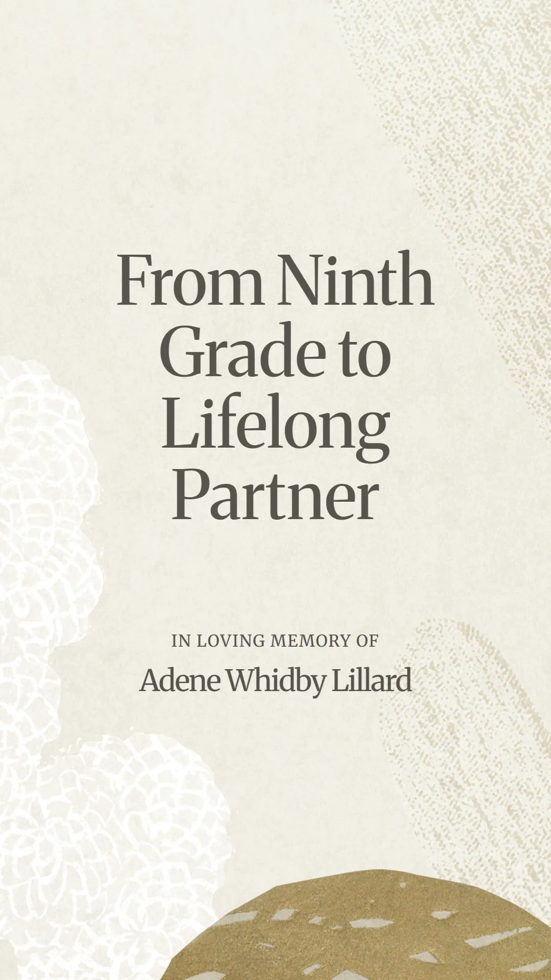 From Ninth Grade to Lifelong Partner
