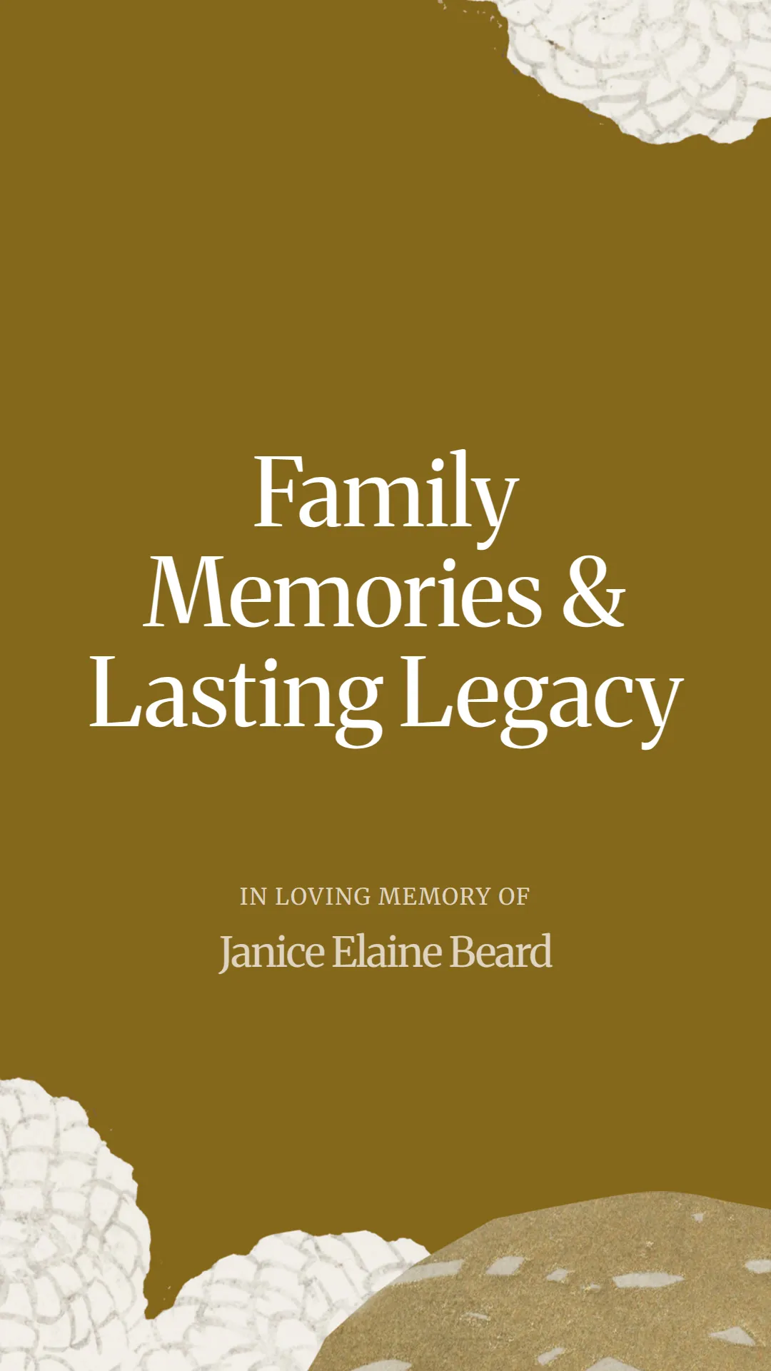 Family Memories and Lasting Legacy