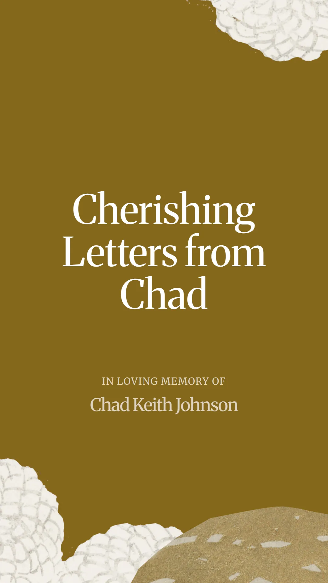 Cherishing Letters from Chad