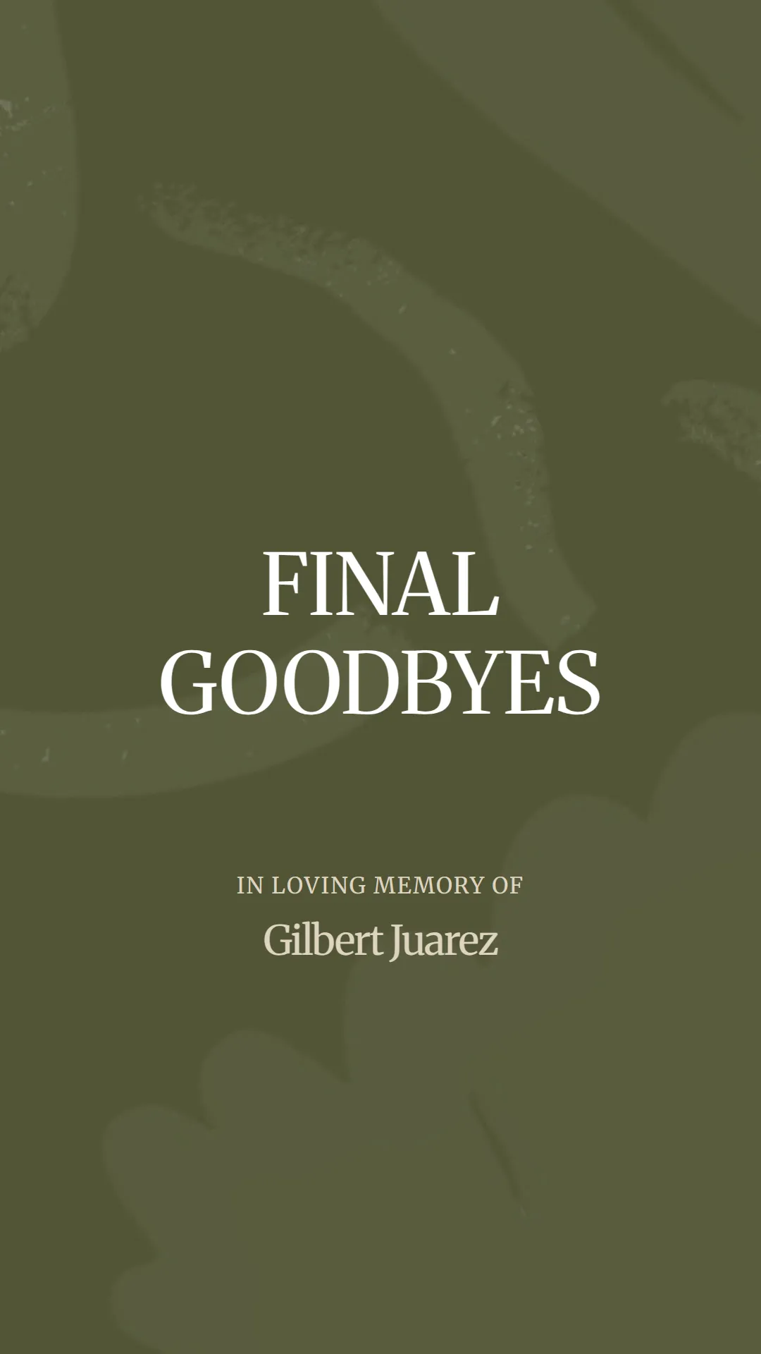 A Heartfelt Farewell to Gilbert Juarez