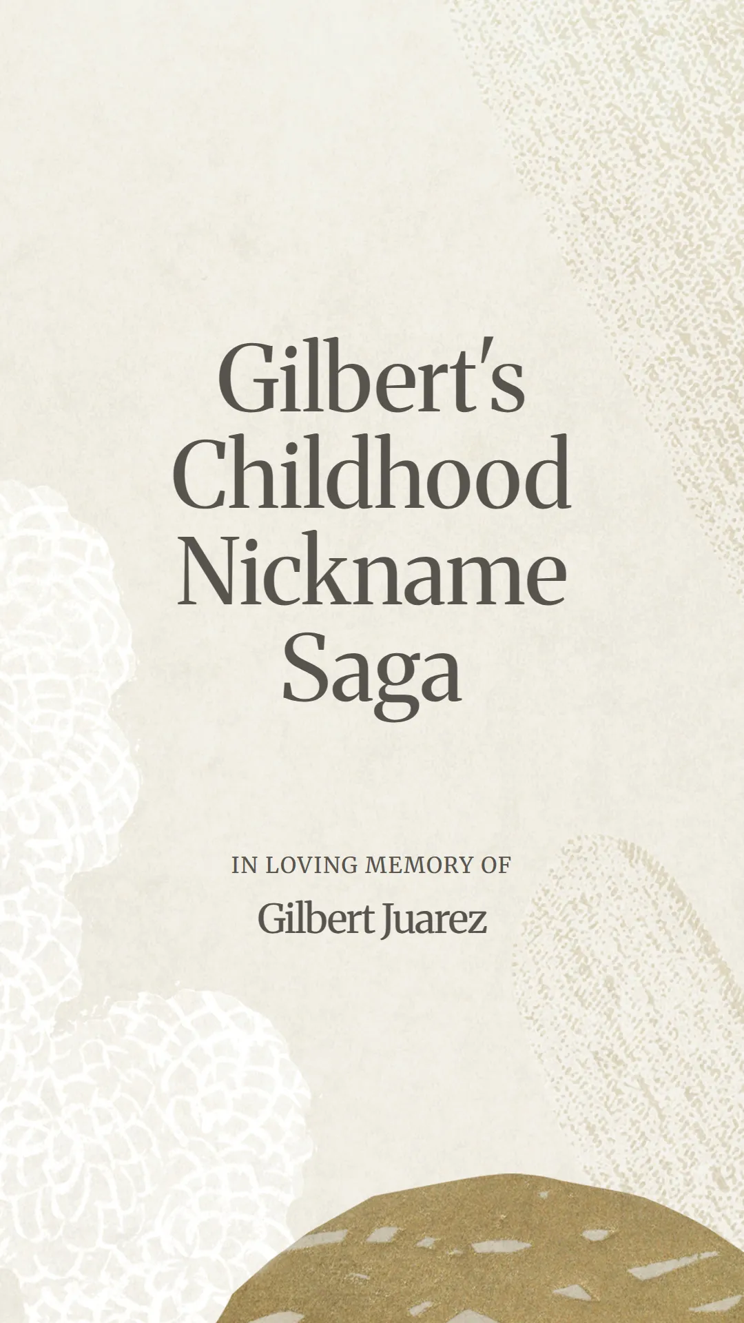 Gilbert's Childhood Nickname Saga