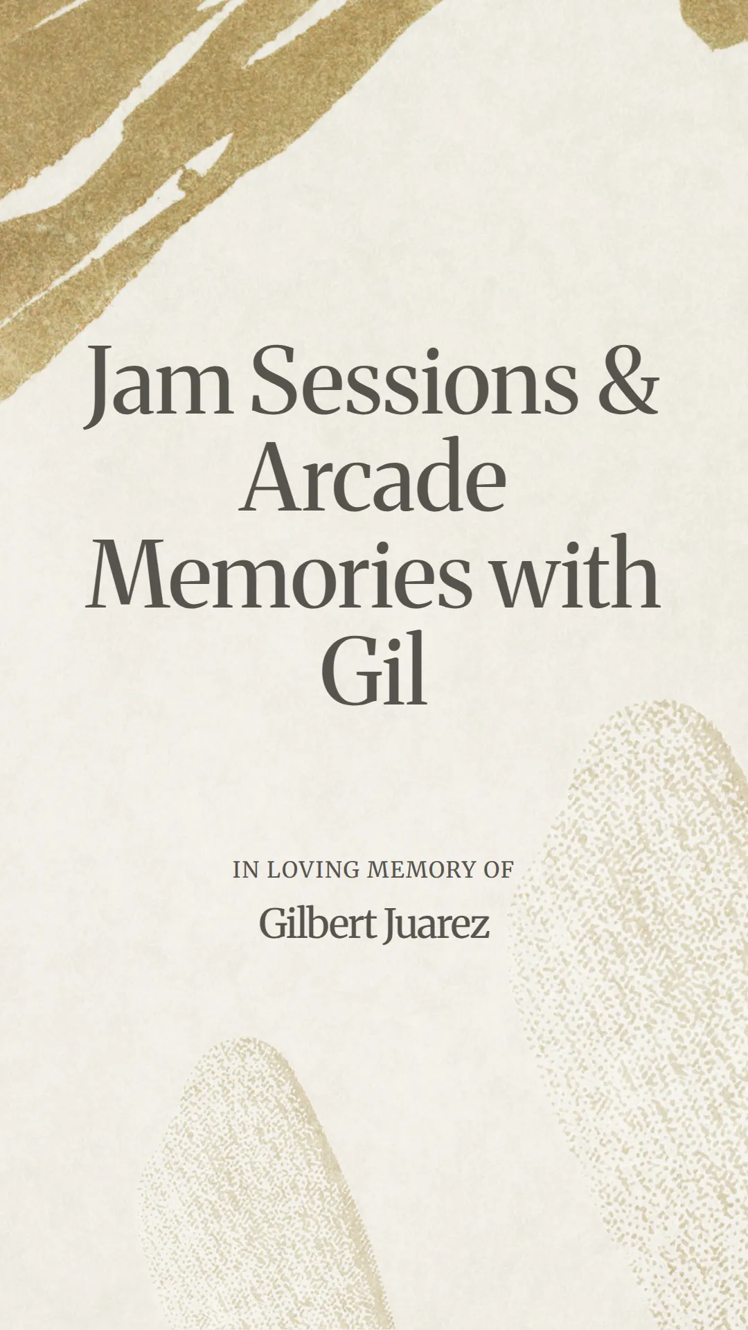 Jam Sessions and Arcade Memories with Gil
