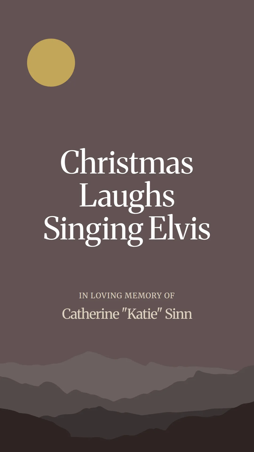 Christmas Laughs Singing Elvis