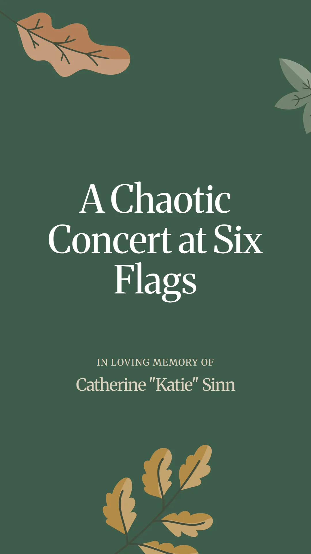 A Chaotic Concert at Six Flags