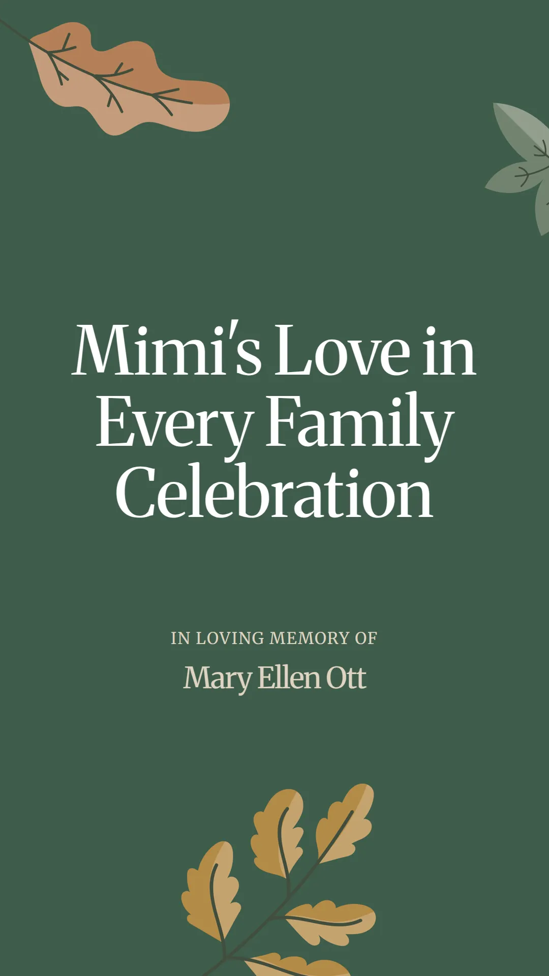 Mimi's Love in Every Family Celebration