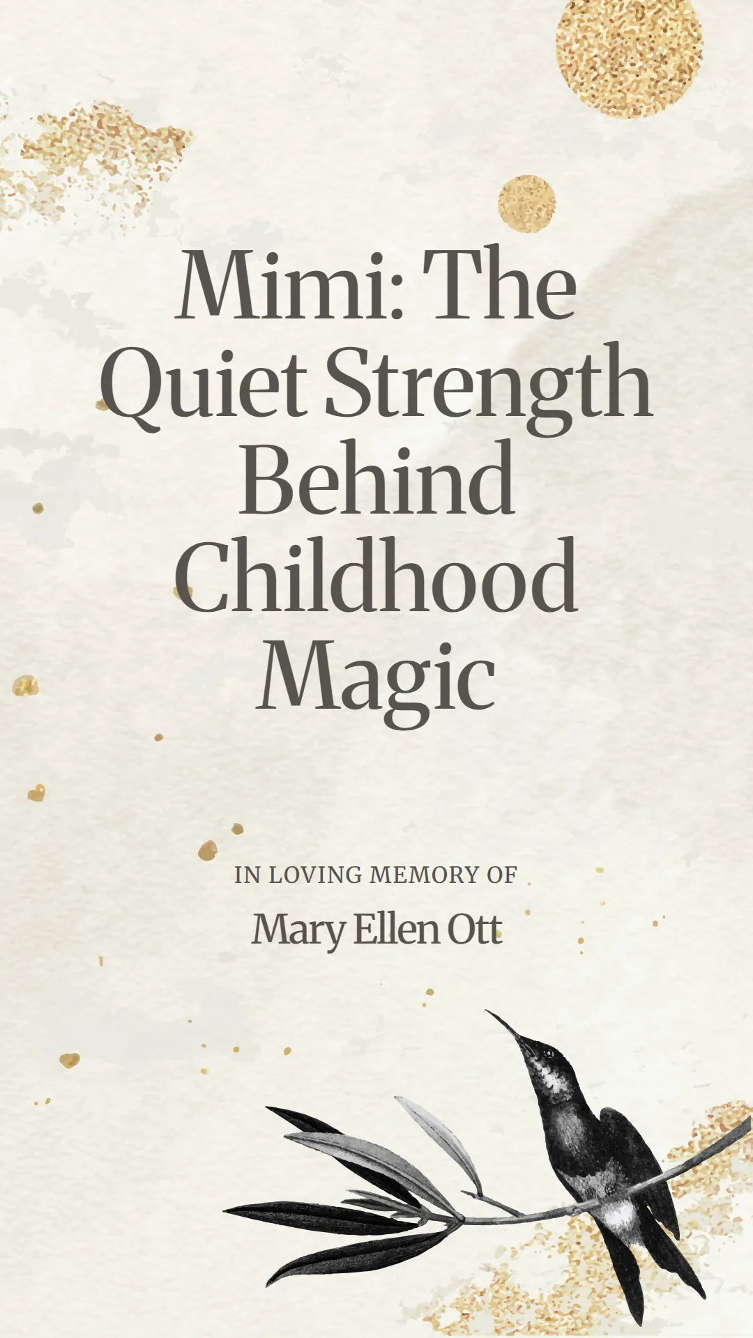 Mimi: The Quiet Strength Behind Childhood Magic