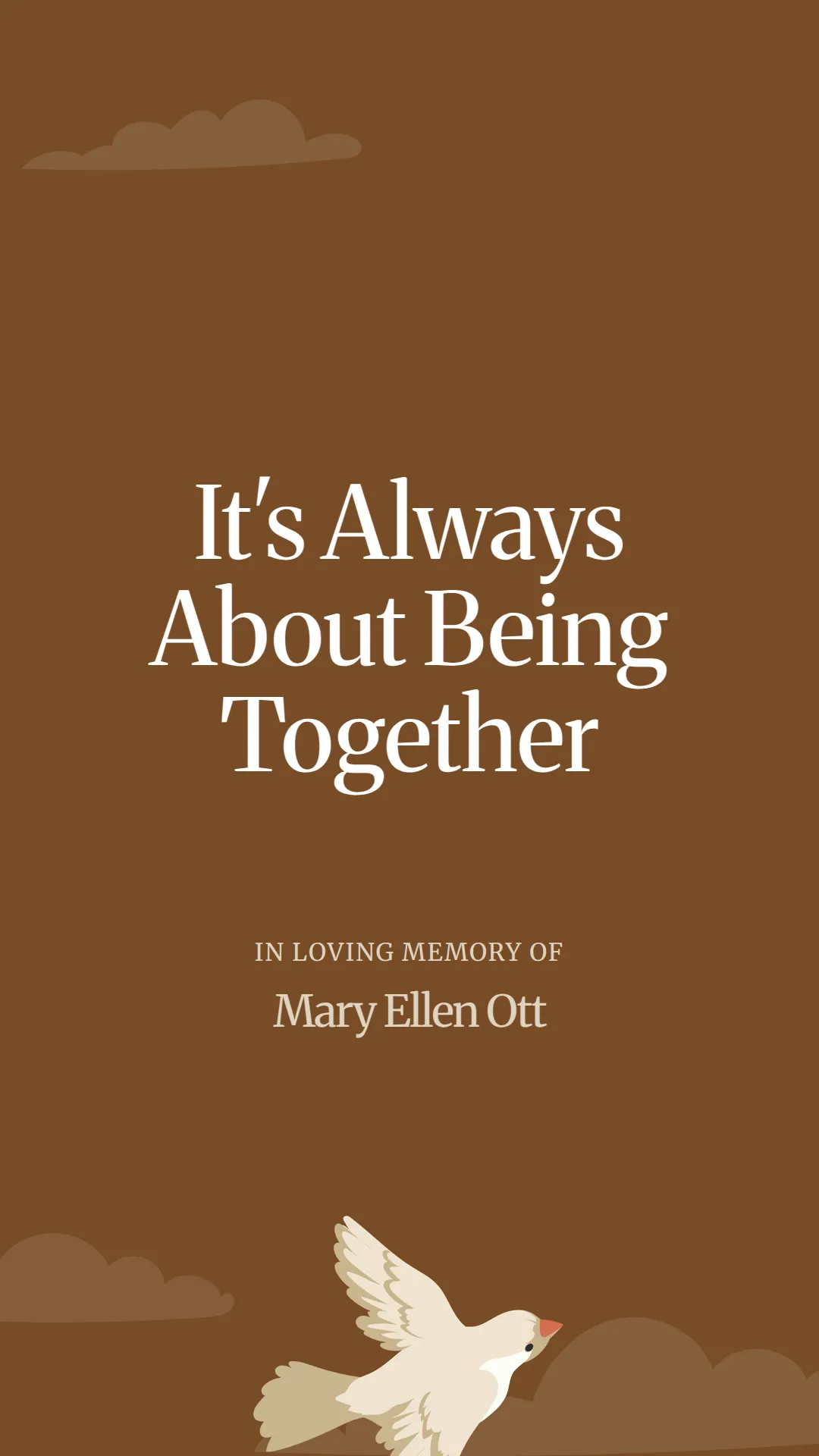 It's Always About Being Together
