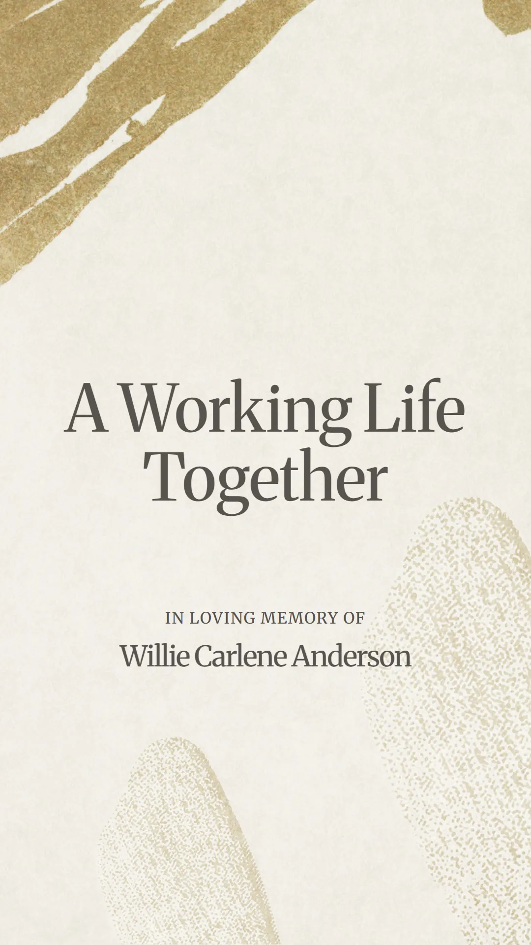 A Working Life Together