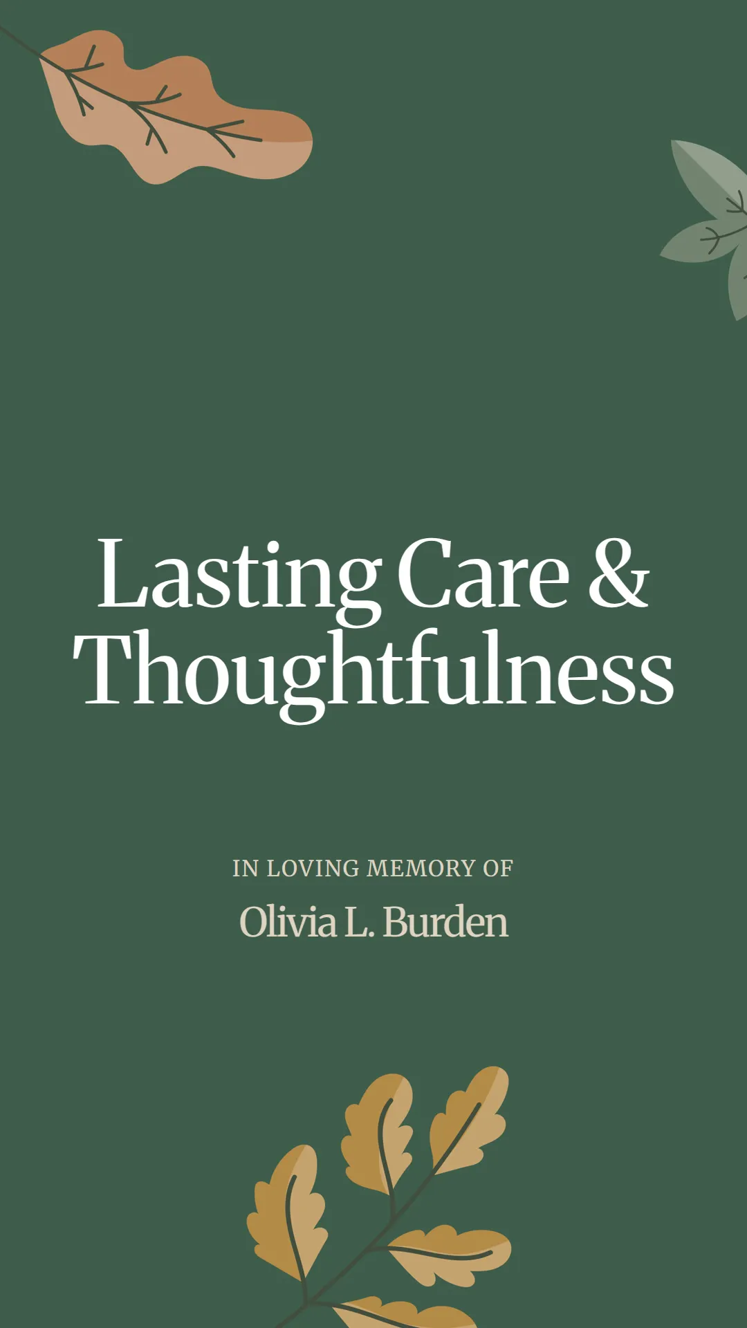 Lasting Care and Thoughtfulness