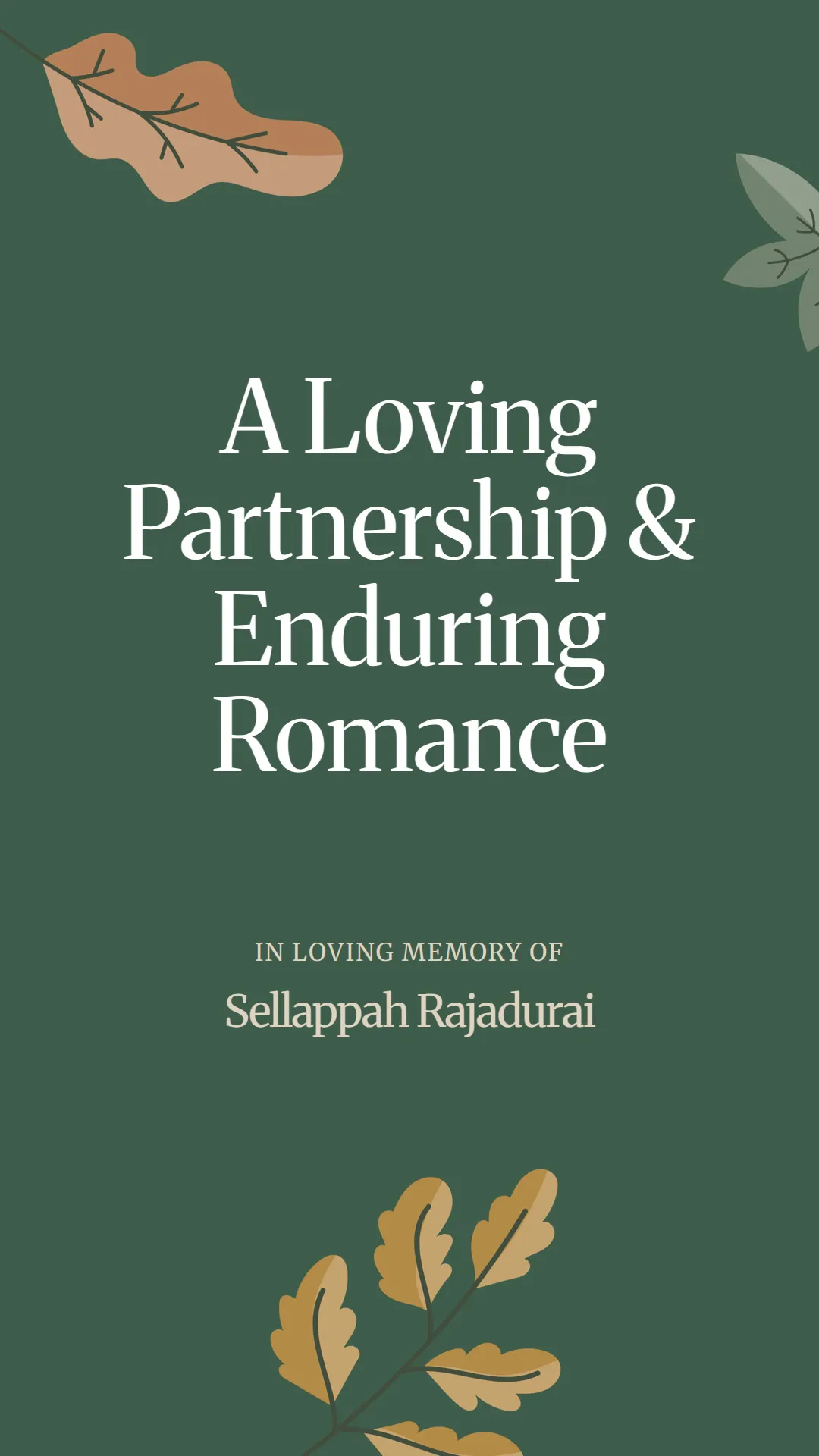 A Loving Partnership and Enduring Romance