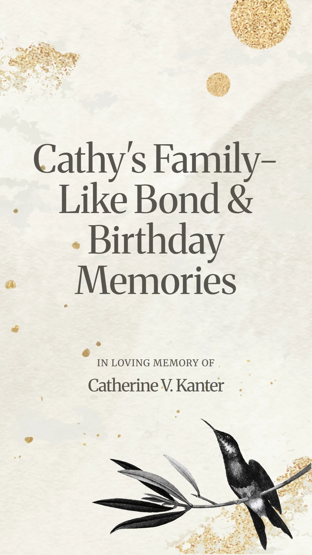 Kathy's Family-Like Bond and Birthday Memories
