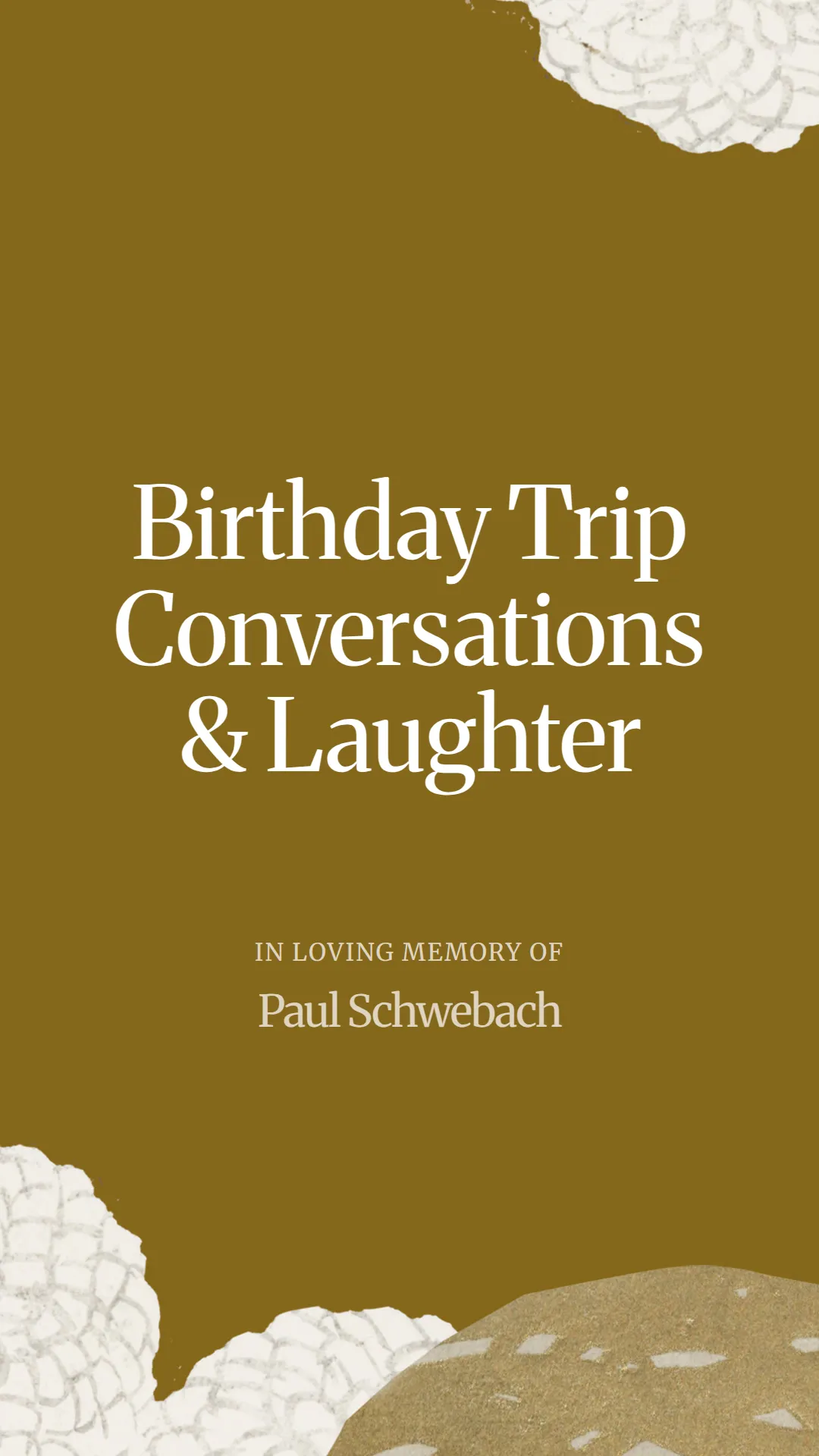 Birthday Trip Conversations and Laughter