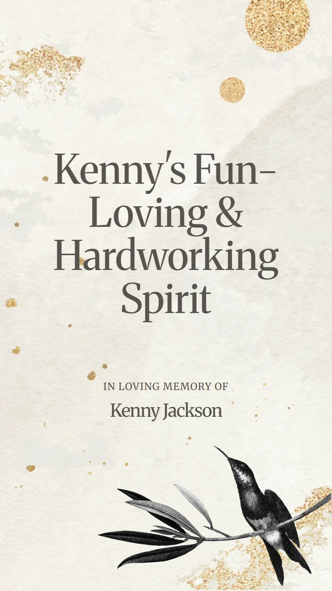 Kenny's Fun-Loving and Hardworking Spirit