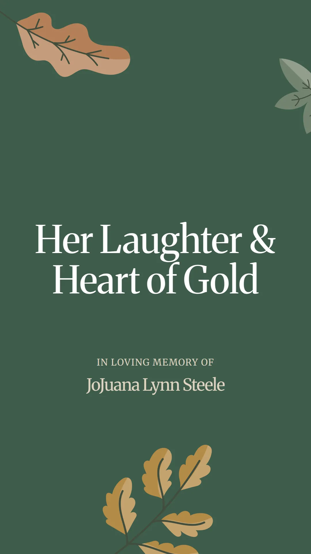 Her Laughter and Heart of Gold