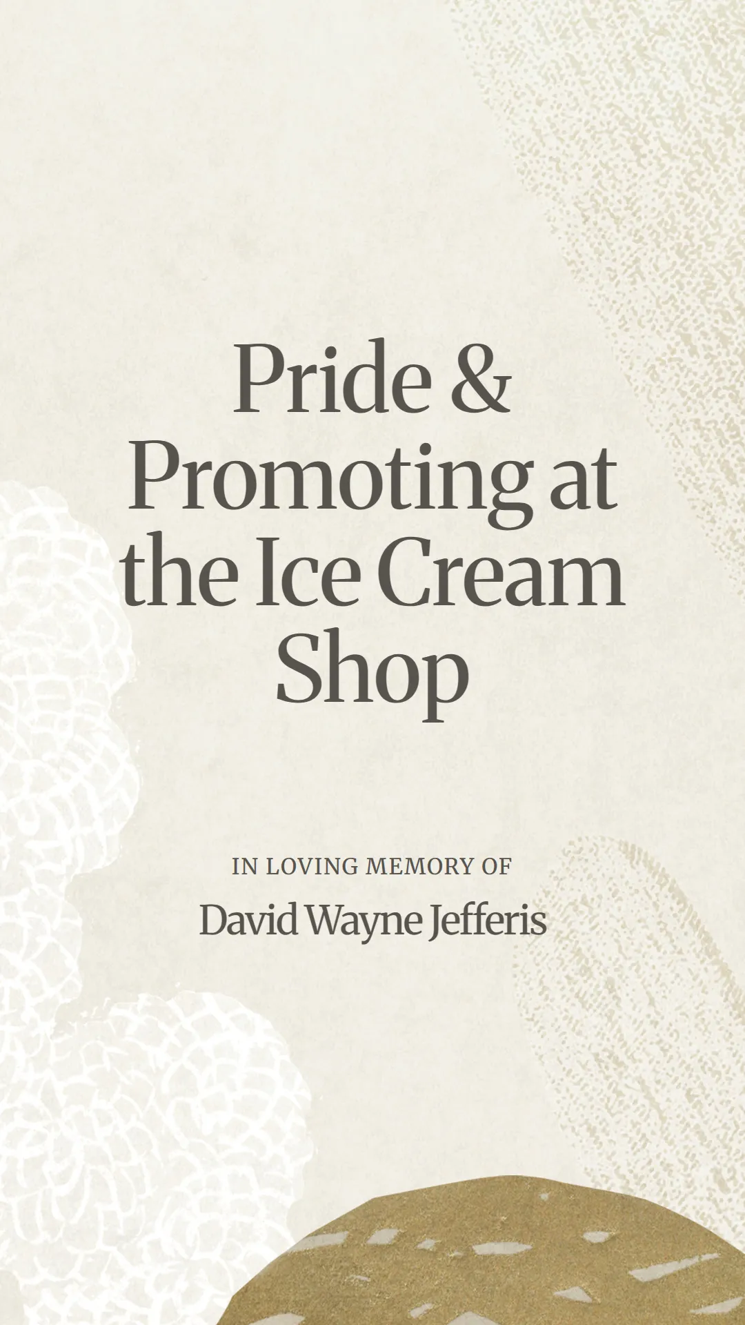 Pride and Promoting at the Ice Cream Shop