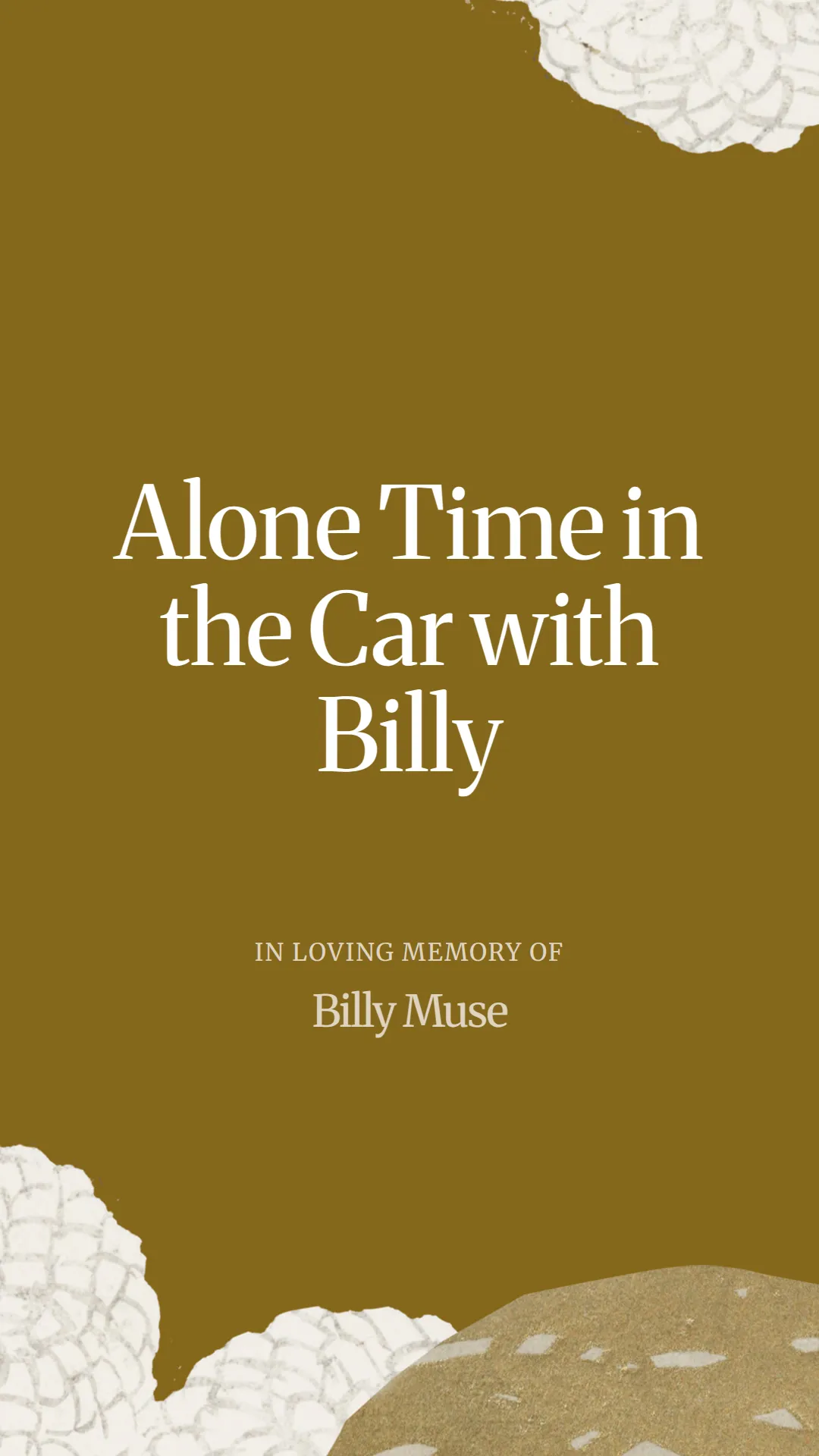 Alone Time in the Car with Billy