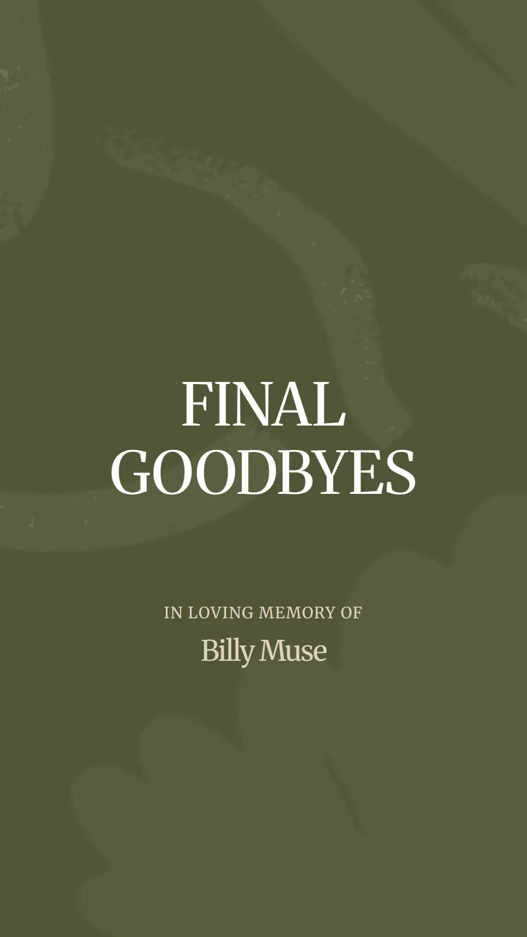 A Heartfelt Farewell to Billy Muse