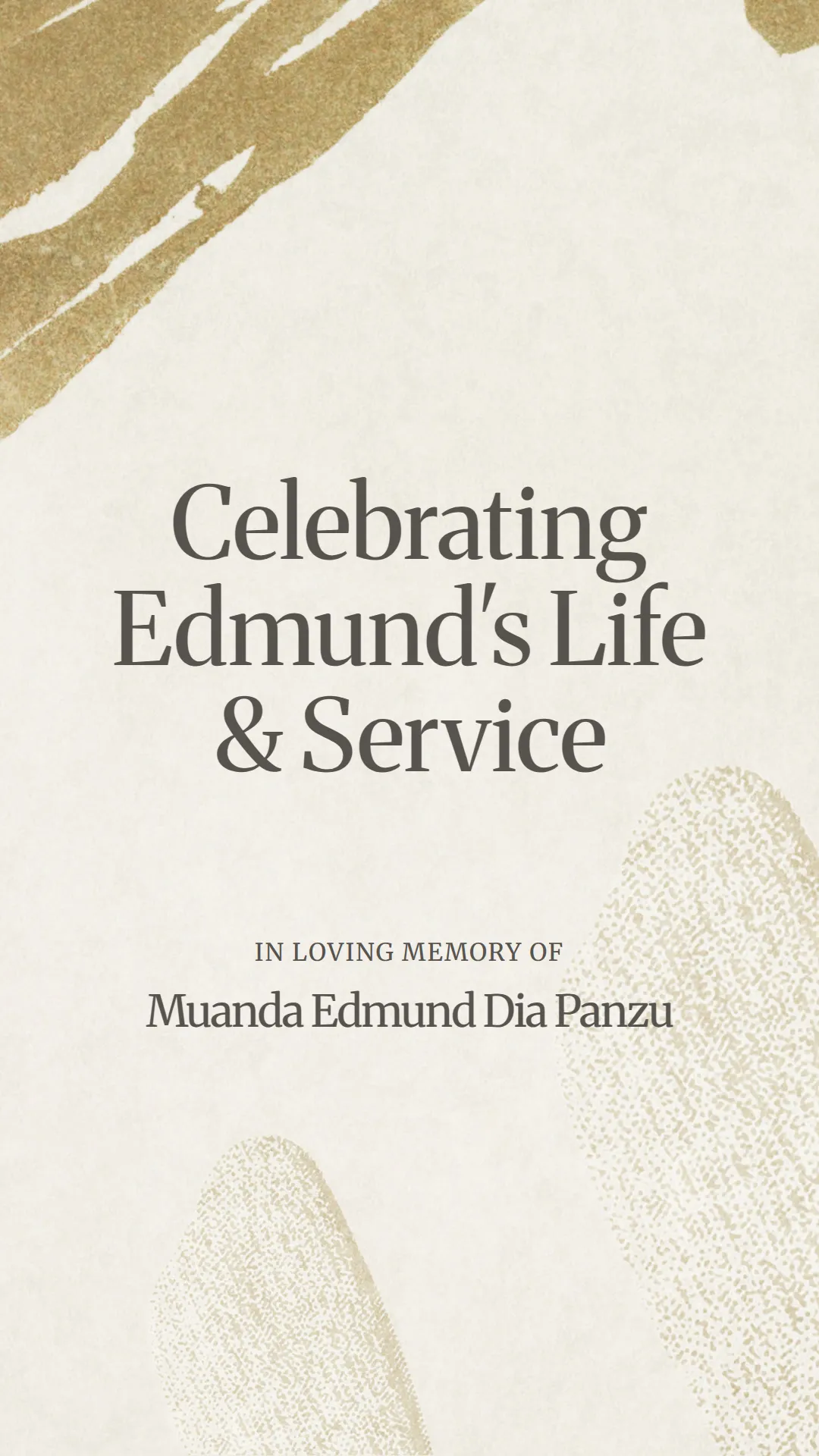 Celebrating Edmund's Life and Service