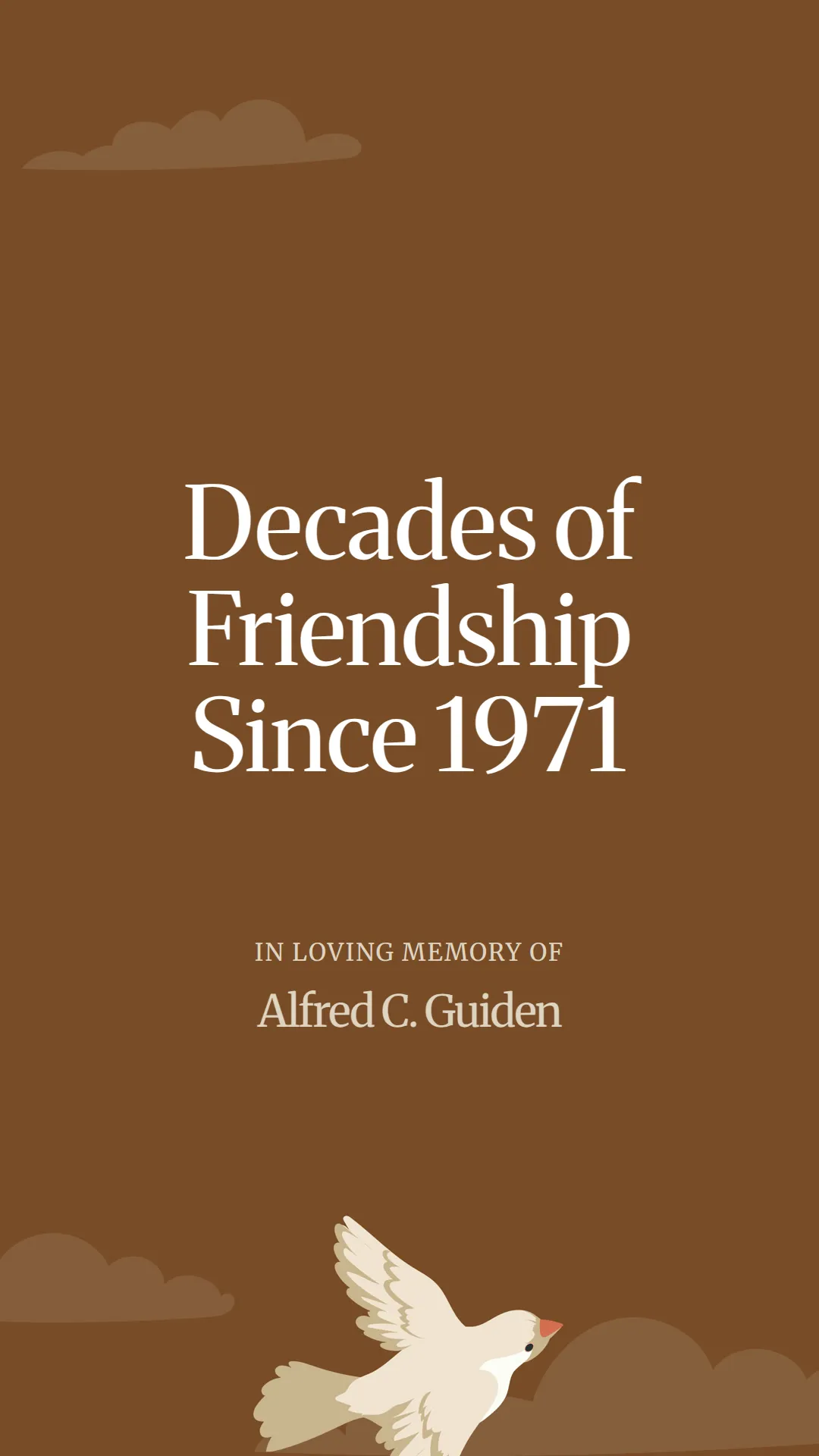Decades of Friendship Since 1971