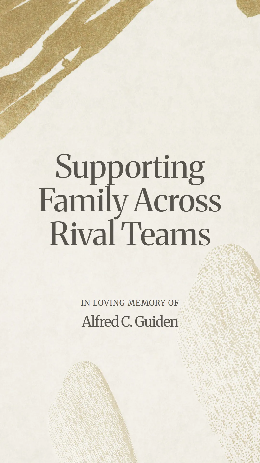 Supporting Family Across Rival Teams