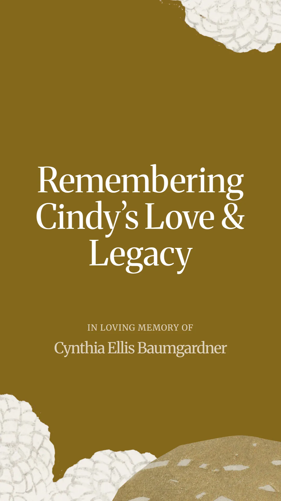 Remembering Cindy’s Love and Legacy