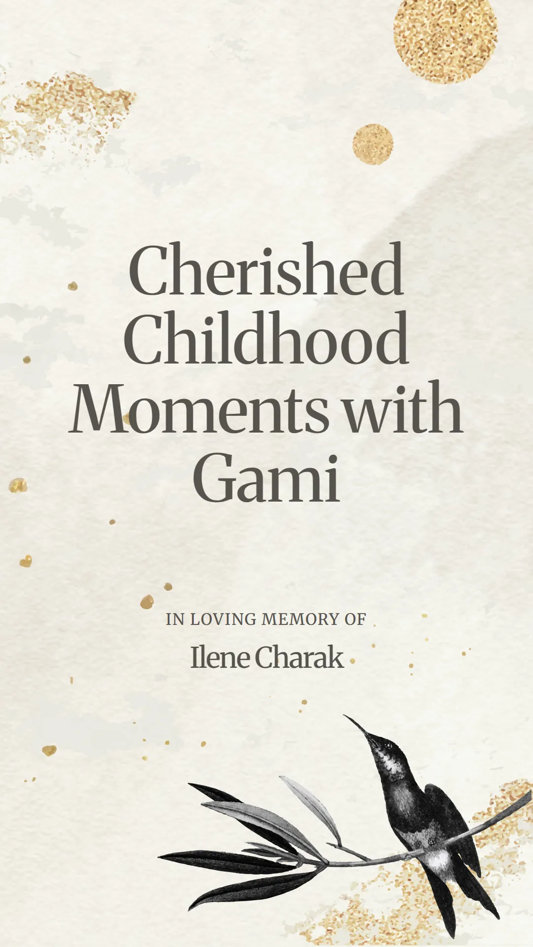 Cherished Childhood Moments with Gami
