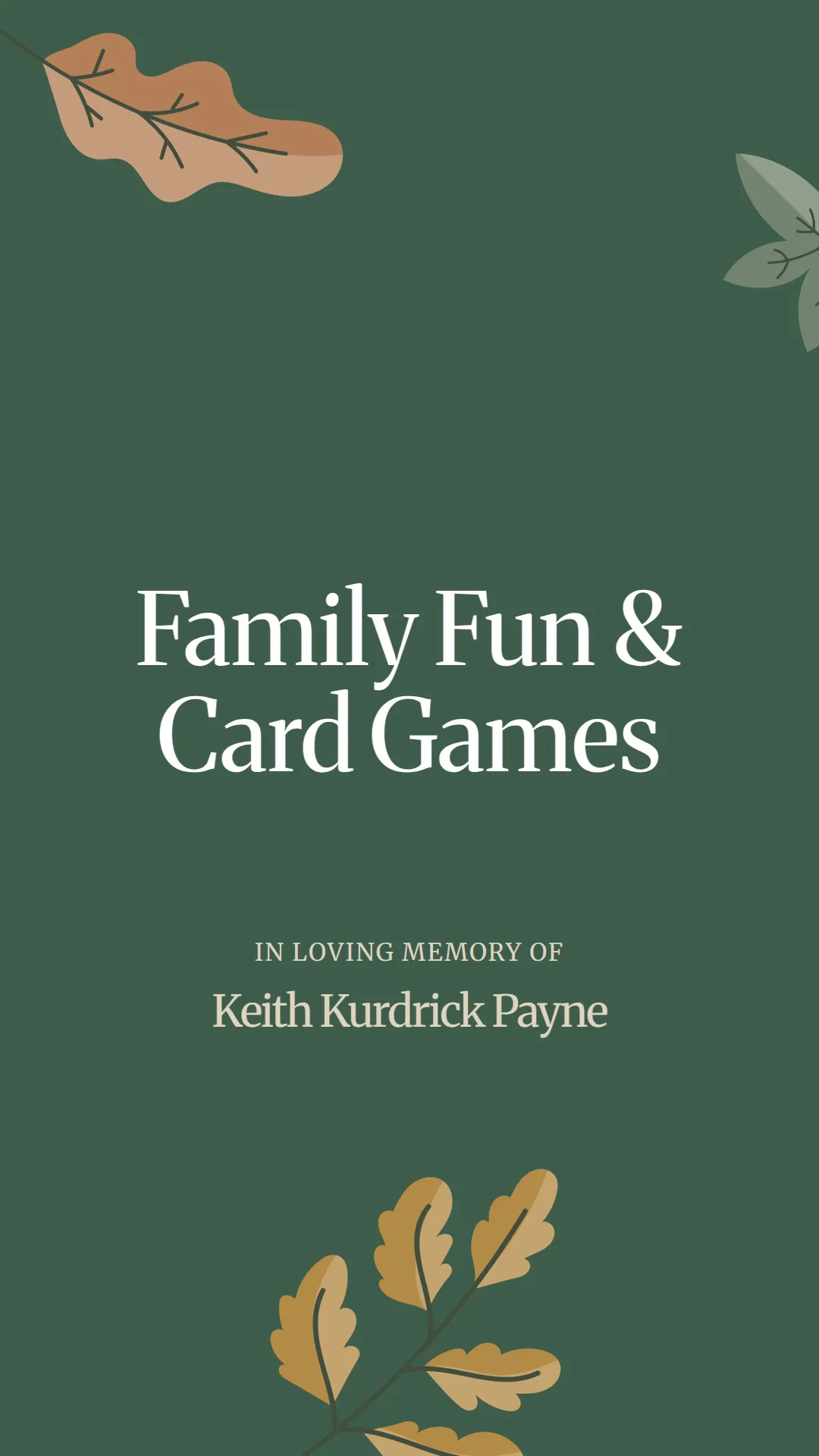 Family Fun and Card Games