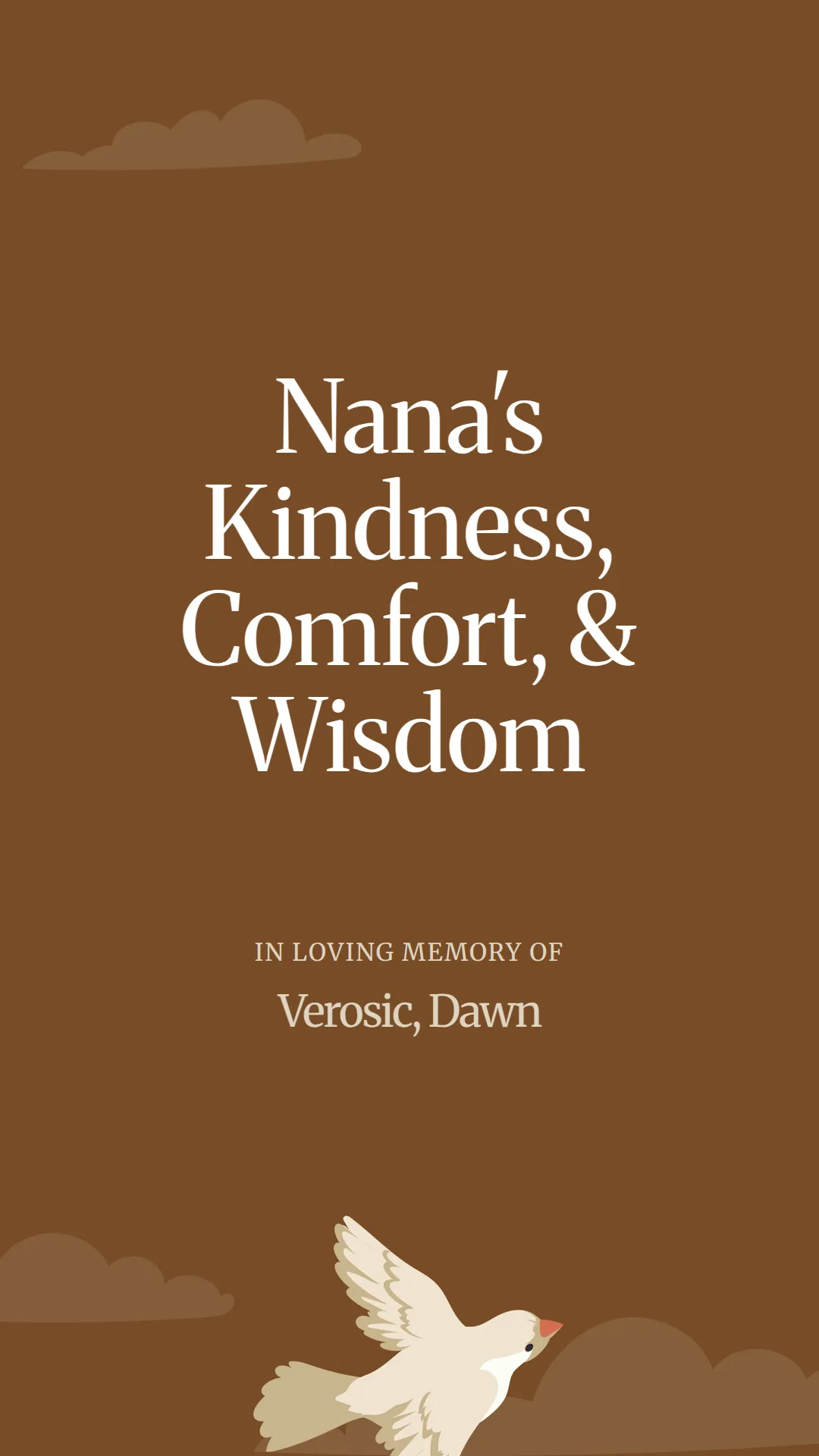 Nana's Kindness, Comfort, and Wisdom