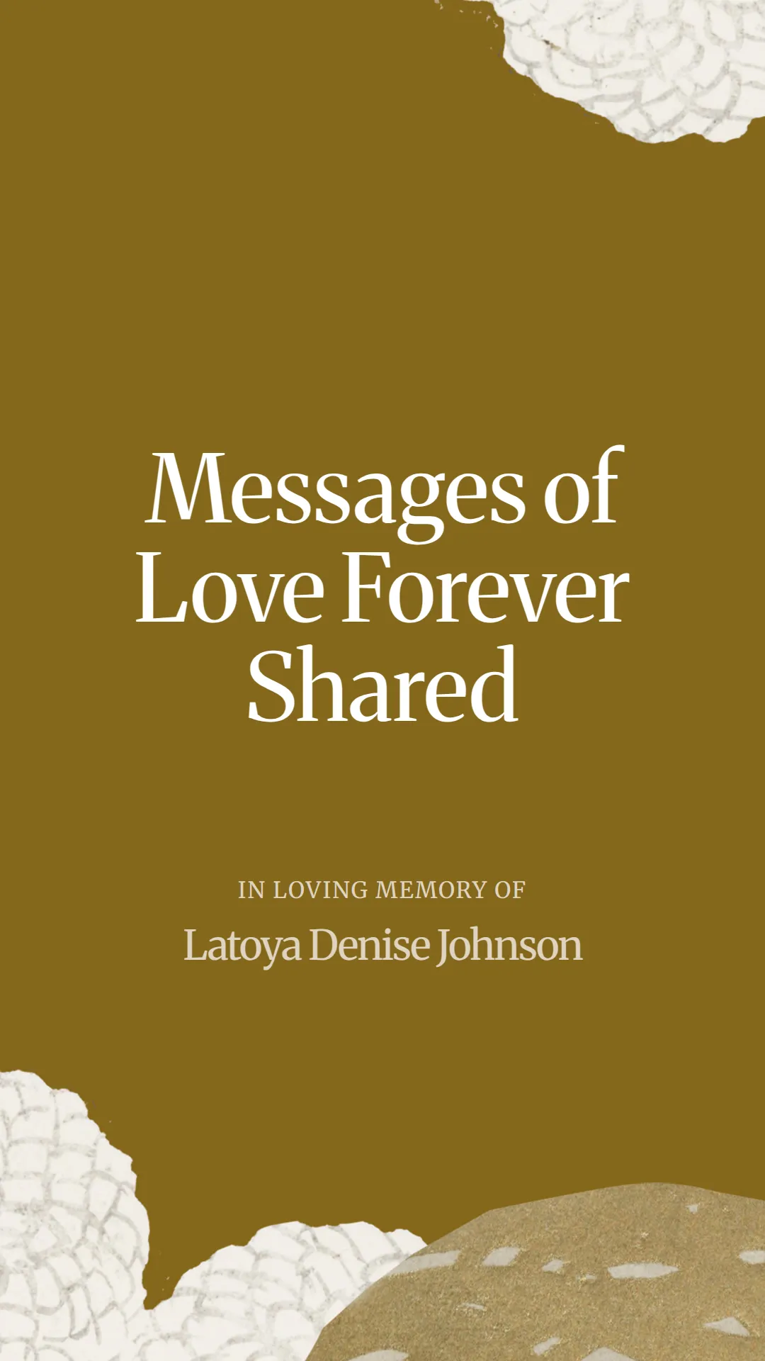 Messages of Love Forever Shared