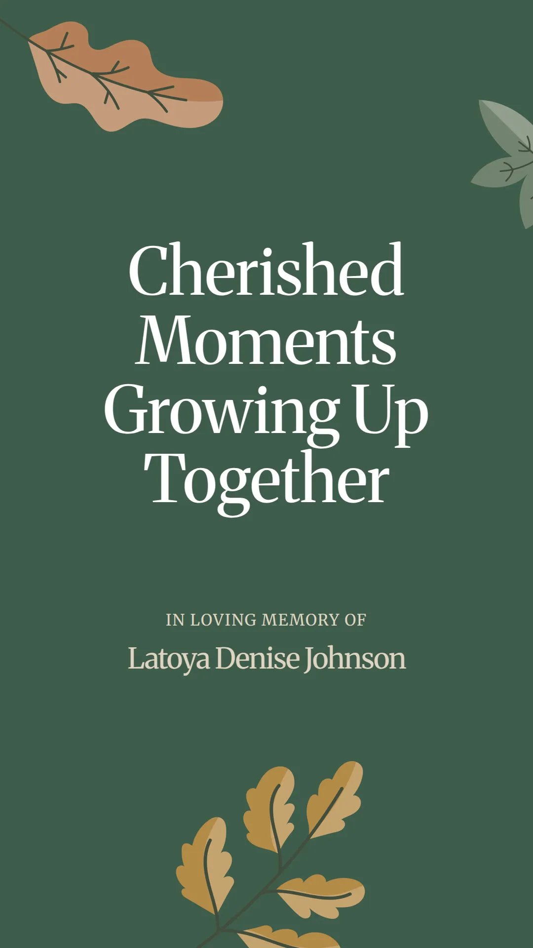 Cherished Moments Growing Up Together