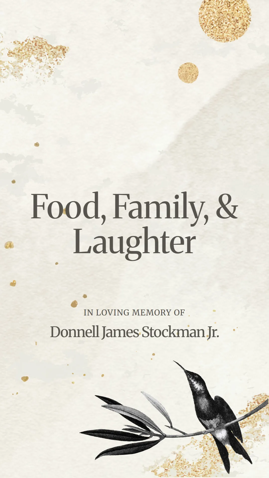 Food, Family, and Laughter