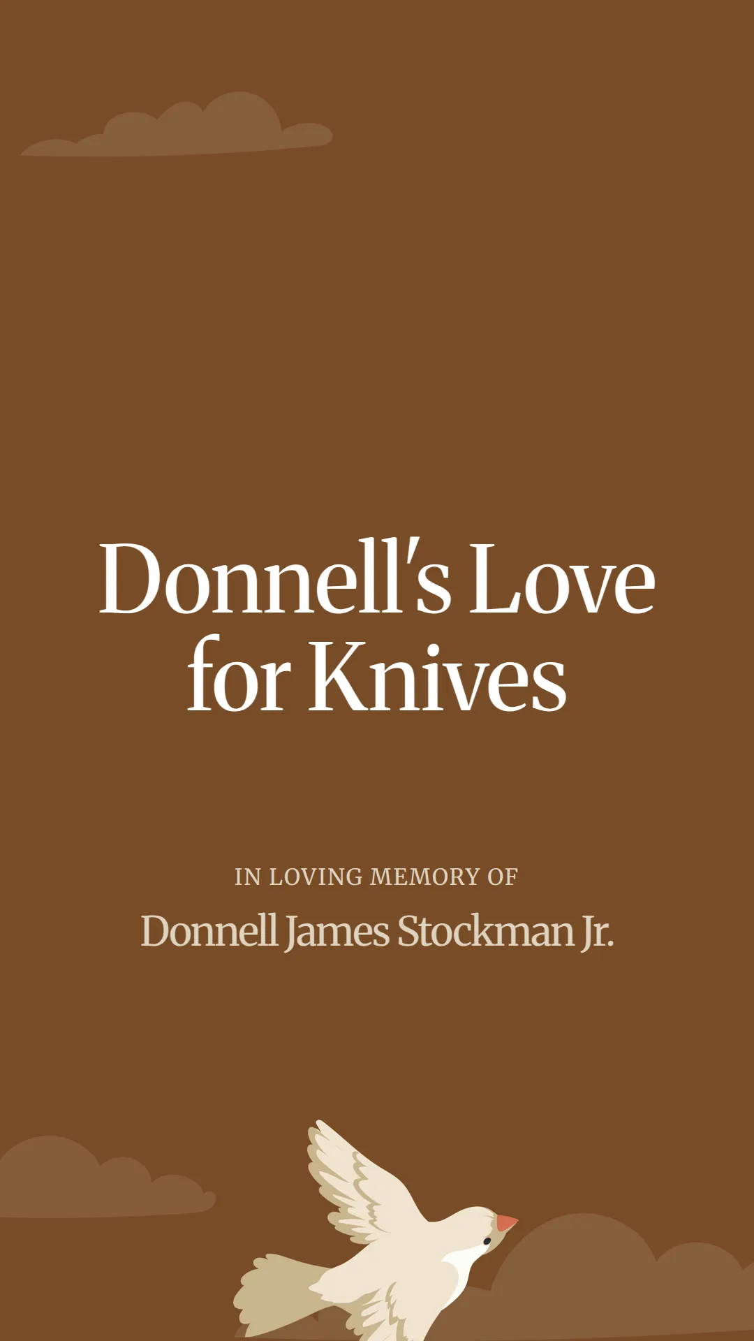 Donnell's Love for Knives