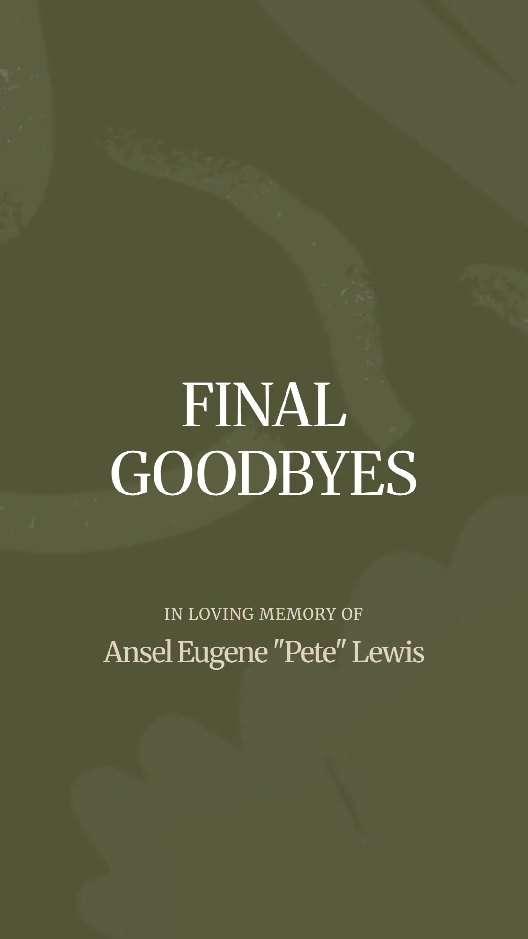A Heartfelt Farewell to Pete Lewis