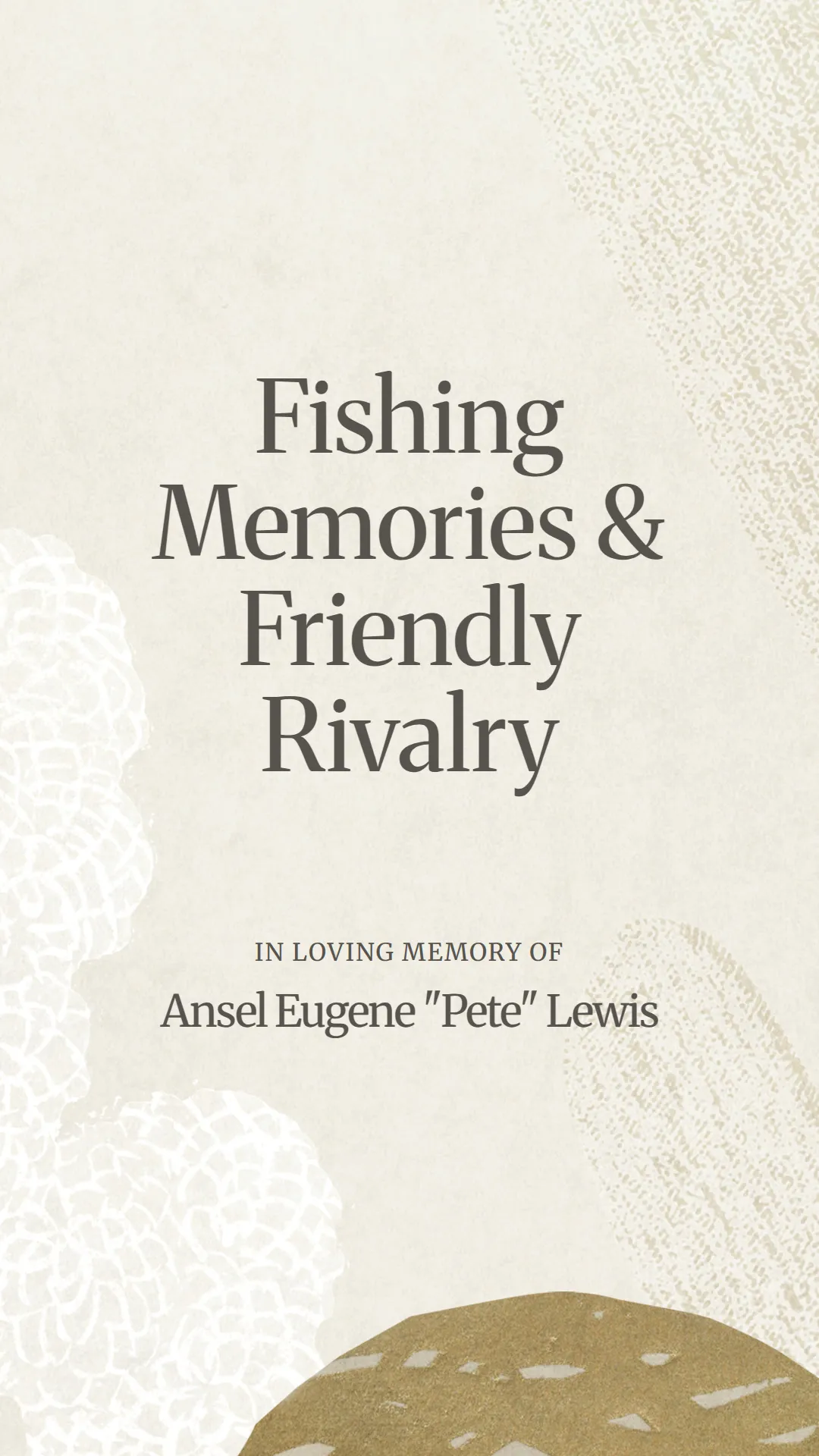 Fishing Memories and Friendly Rivalry
