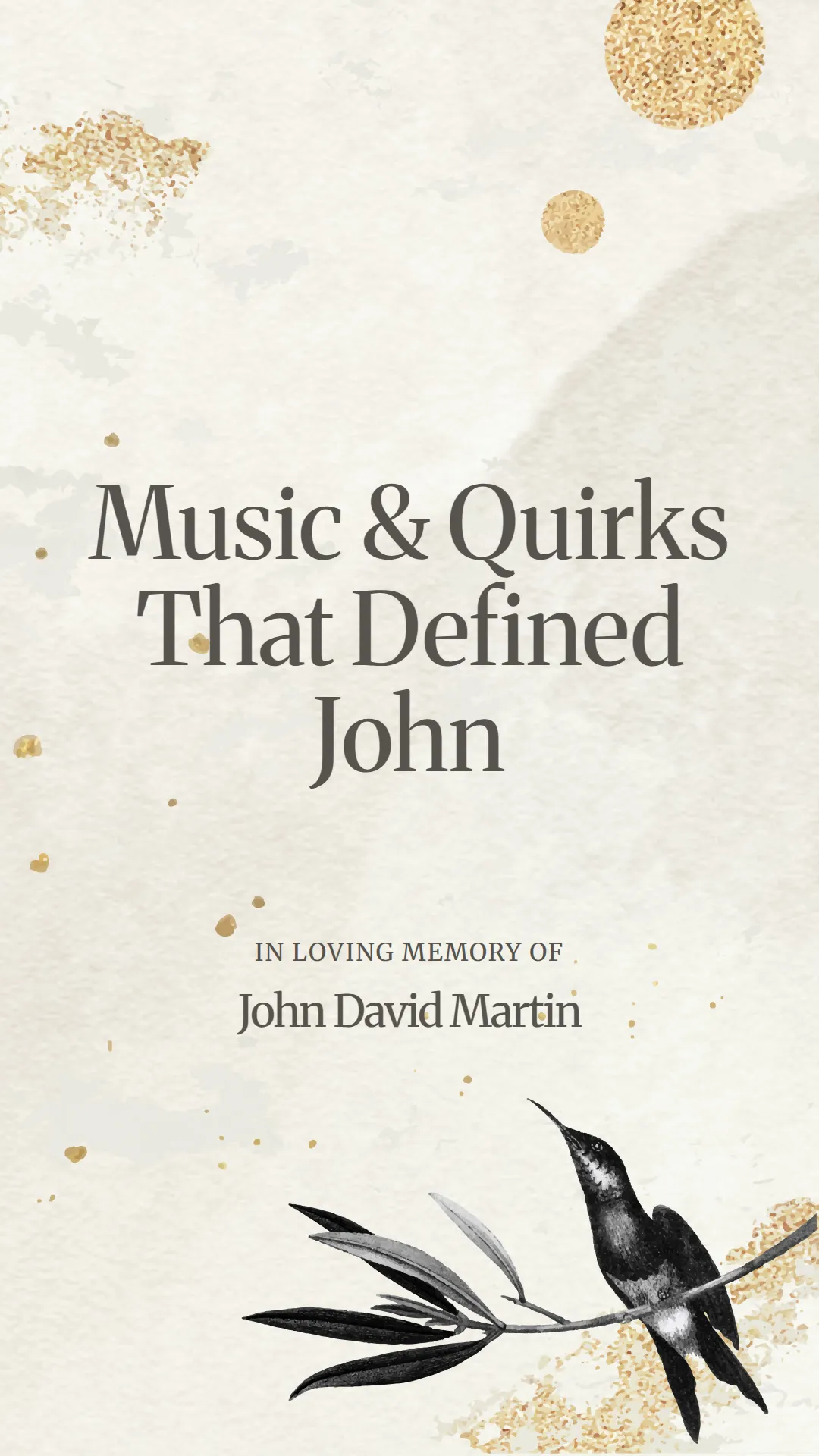 Music and Quirks That Defined John