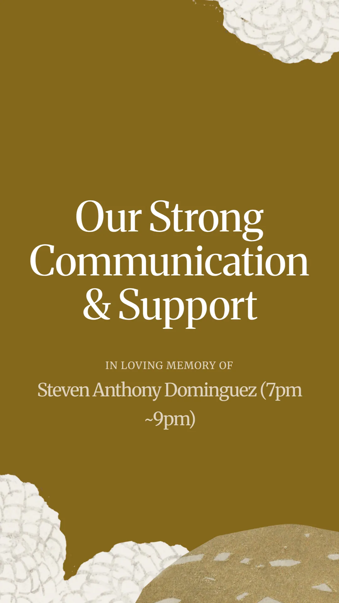 Our Strong Communication and Support