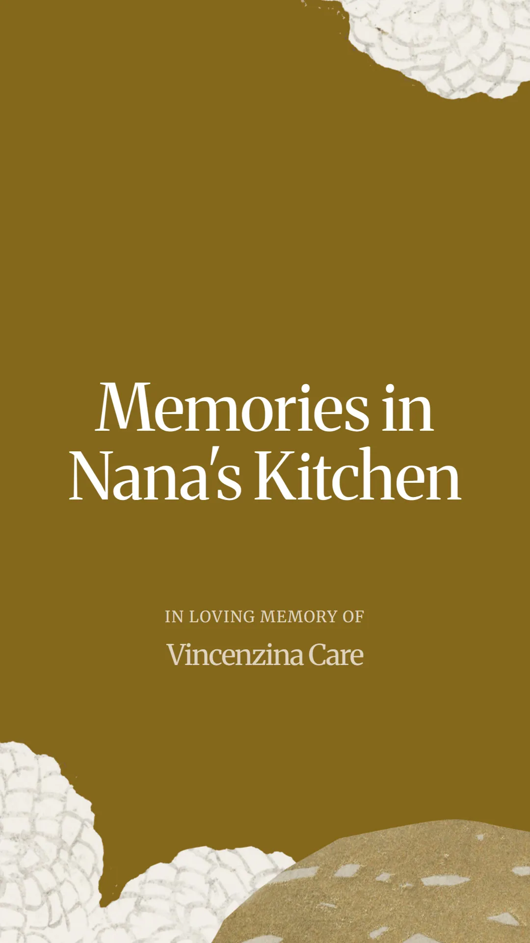 Memories in Nana's Kitchen