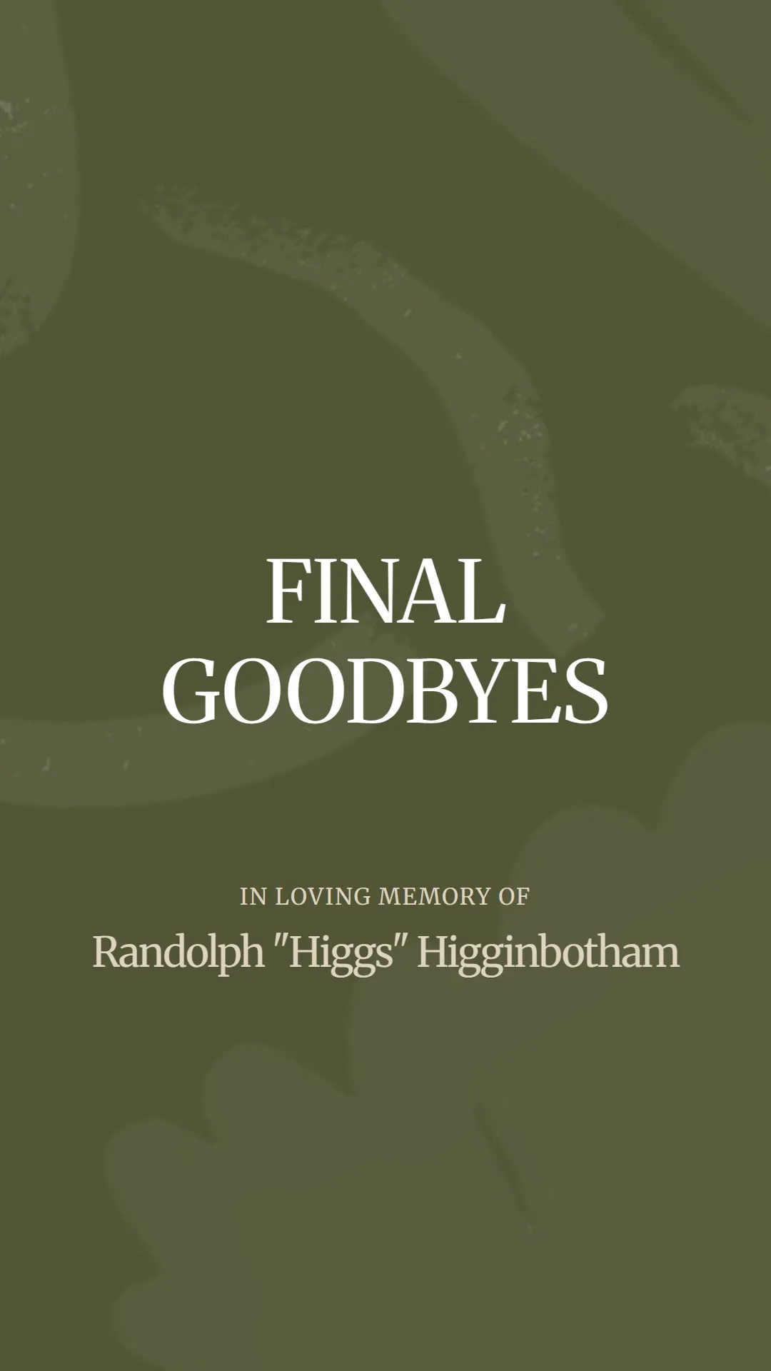 A Heartfelt Farewell to Higgs
