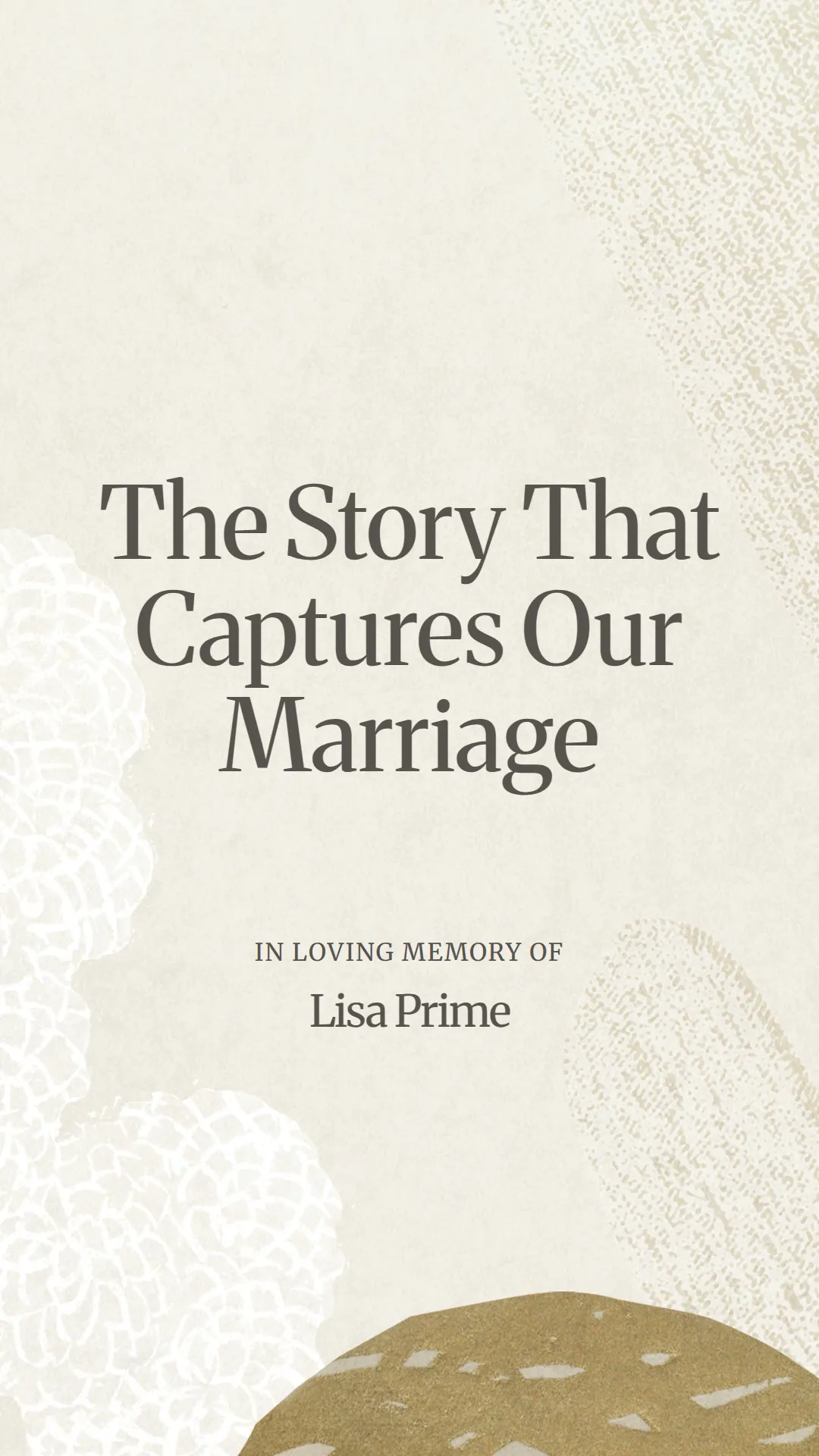 The Story That Captures Our Marriage