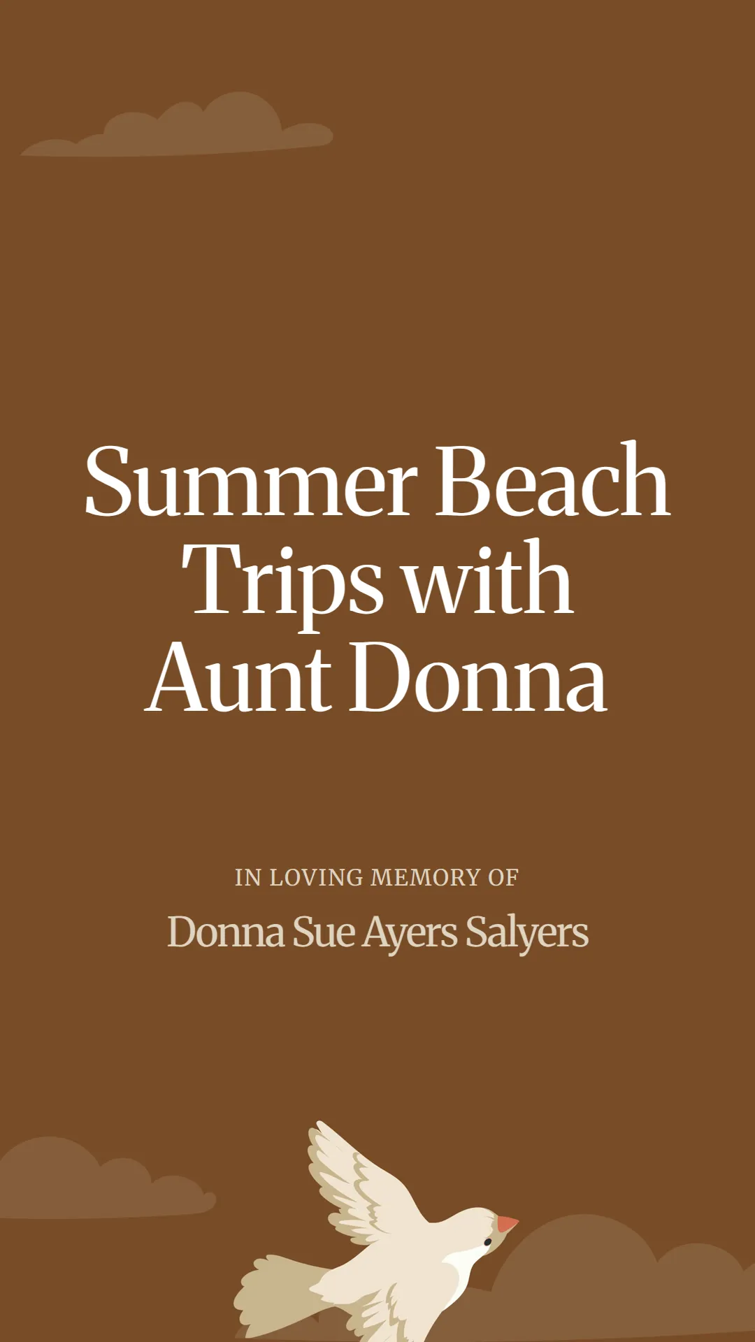 Summer Beach Trips with Aunt Donna