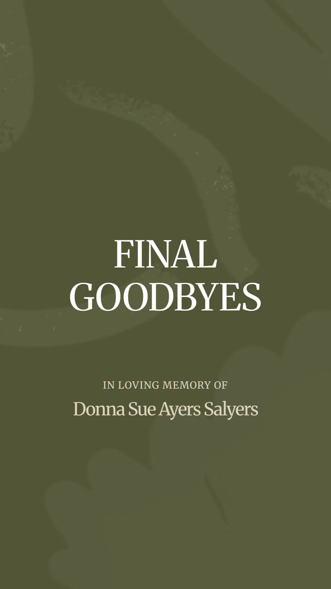 Celebrating the Life of Donna Sue Ayers Salyers