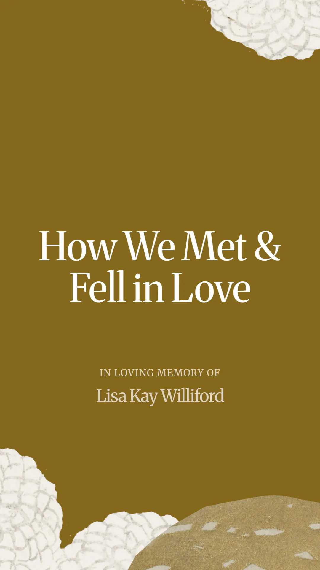 How We Met and Fell in Love