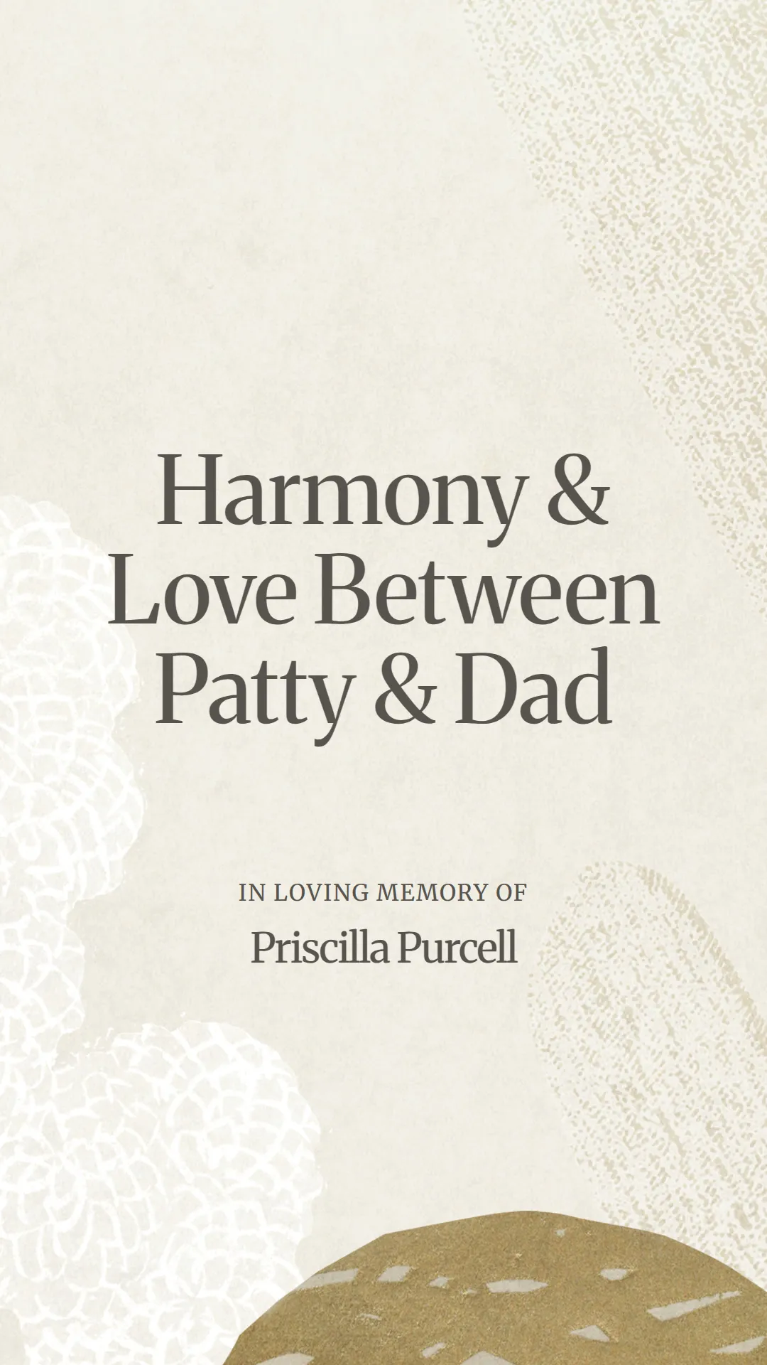 Harmony and Love Between Patty and Dad