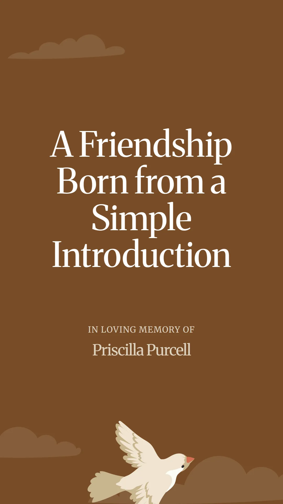 A Friendship Born from a Simple Introduction