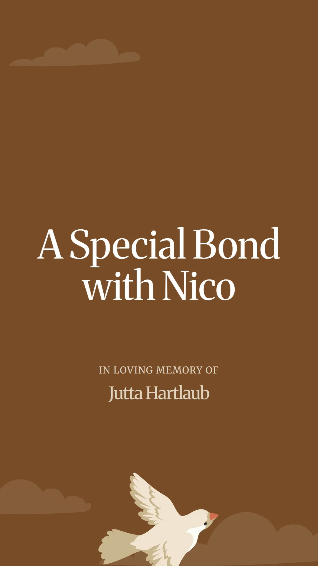 A Special Bond with Nico