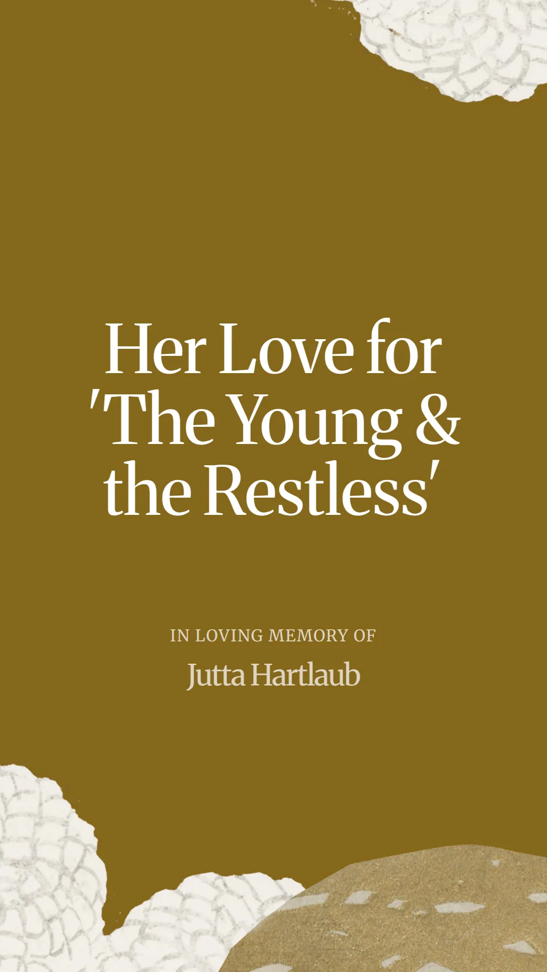 Her Love for 'The Young and the Restless'